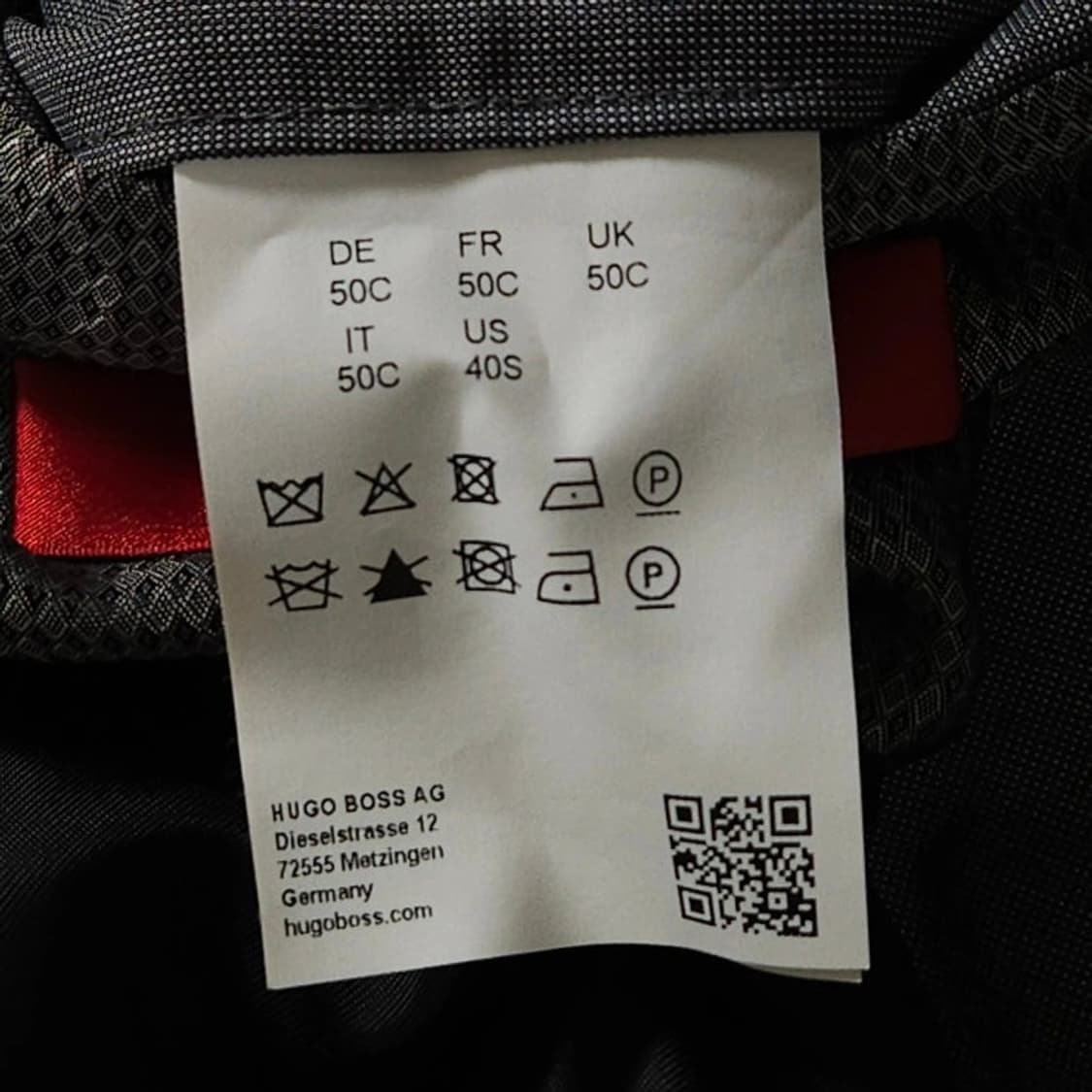 100 Hugo Boss 휴고보스 블레이저 자켓 그레이추천 사이즈: 10 상품이미지9