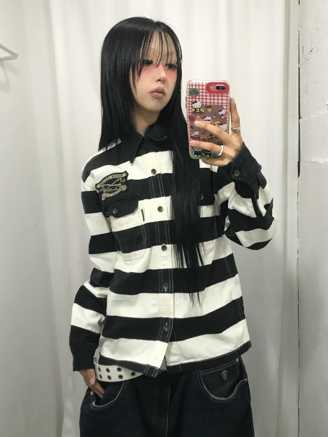 Vanson Embroidery Stripe Work Jacket 상품이미지6