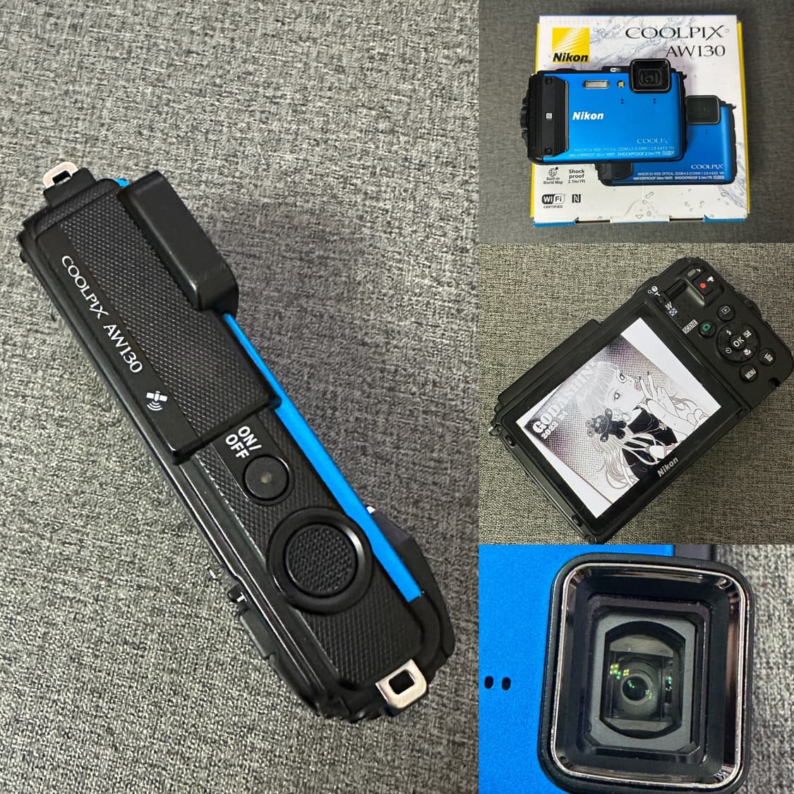 감성디카💙니콘 쿨픽스 AW130 (aw100) 박스셋 +한국어지원 상품이미지10