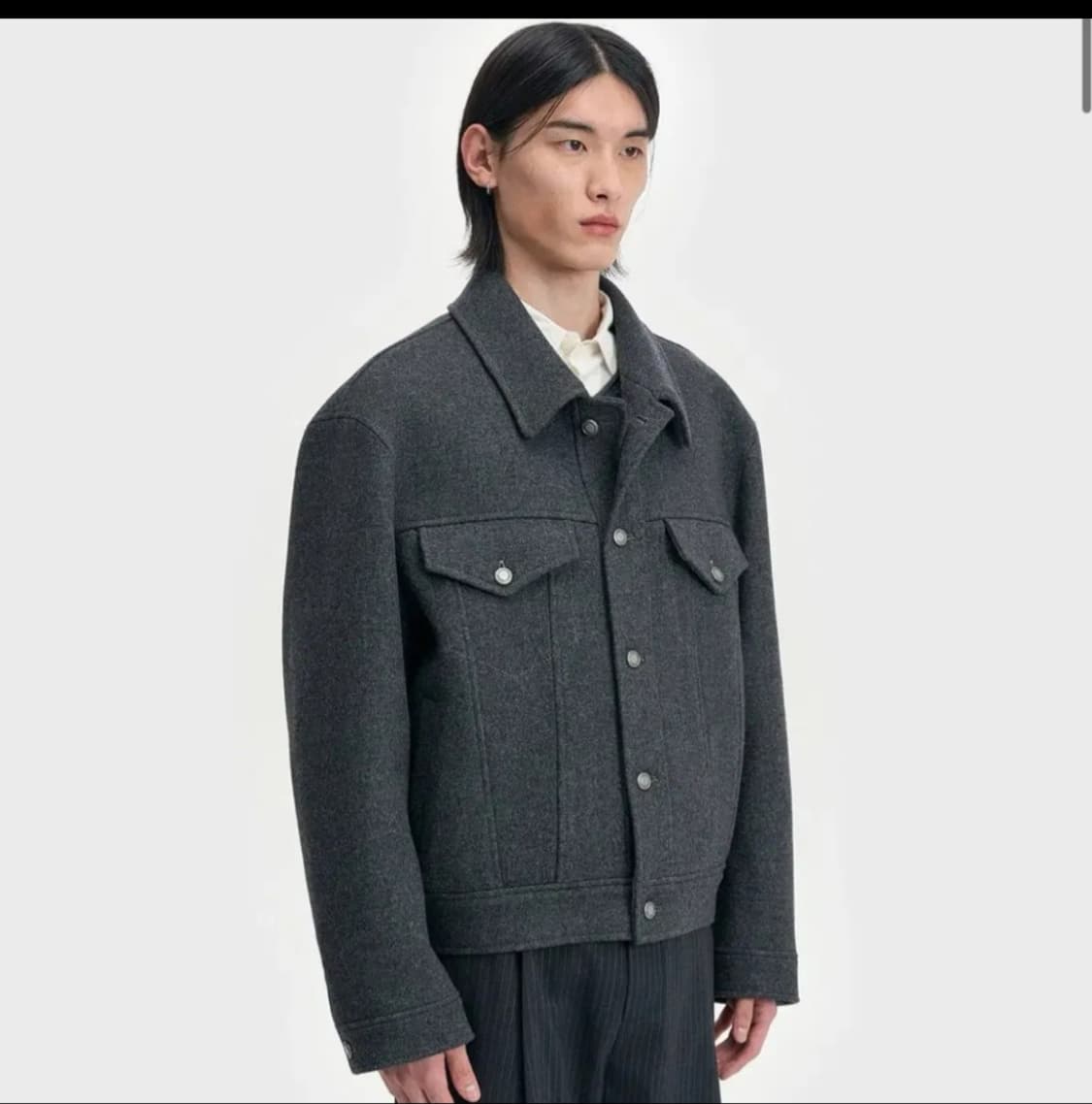 벨리에 시티울트러커자켓 멜란지 그레이  상품이미지2