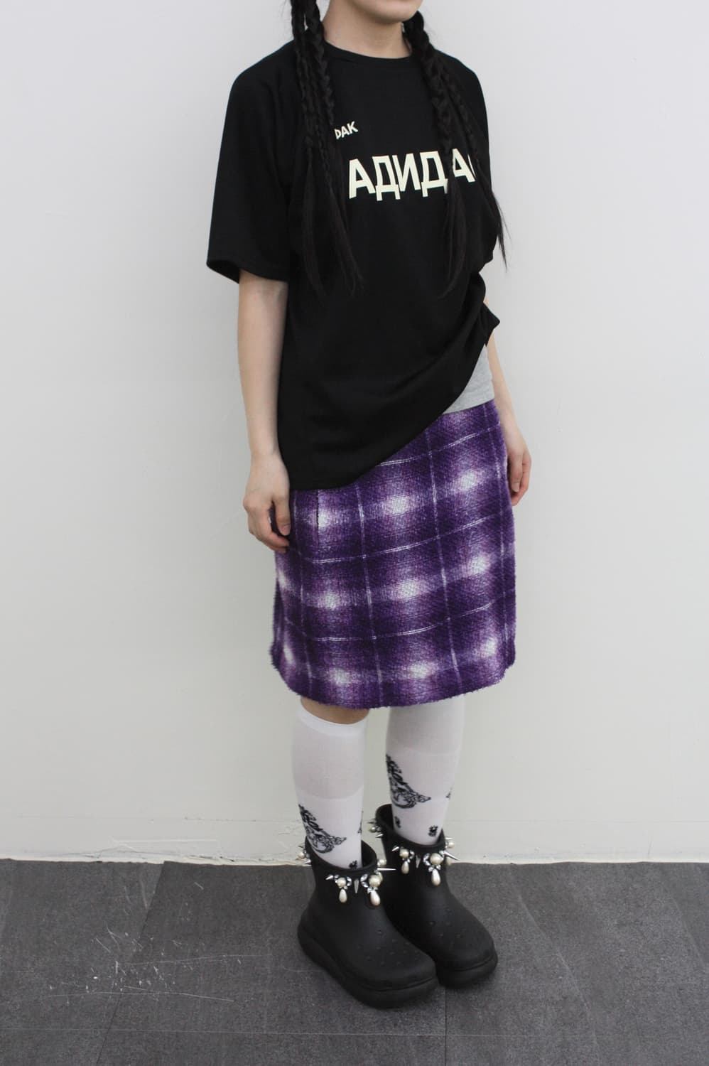 sacai back zipper skirt 상품이미지2