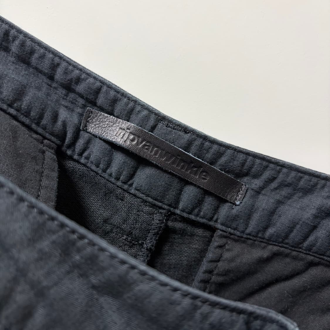 [새상품/4] ripvanwinkle 커브드 지퍼 팬츠 상품이미지8