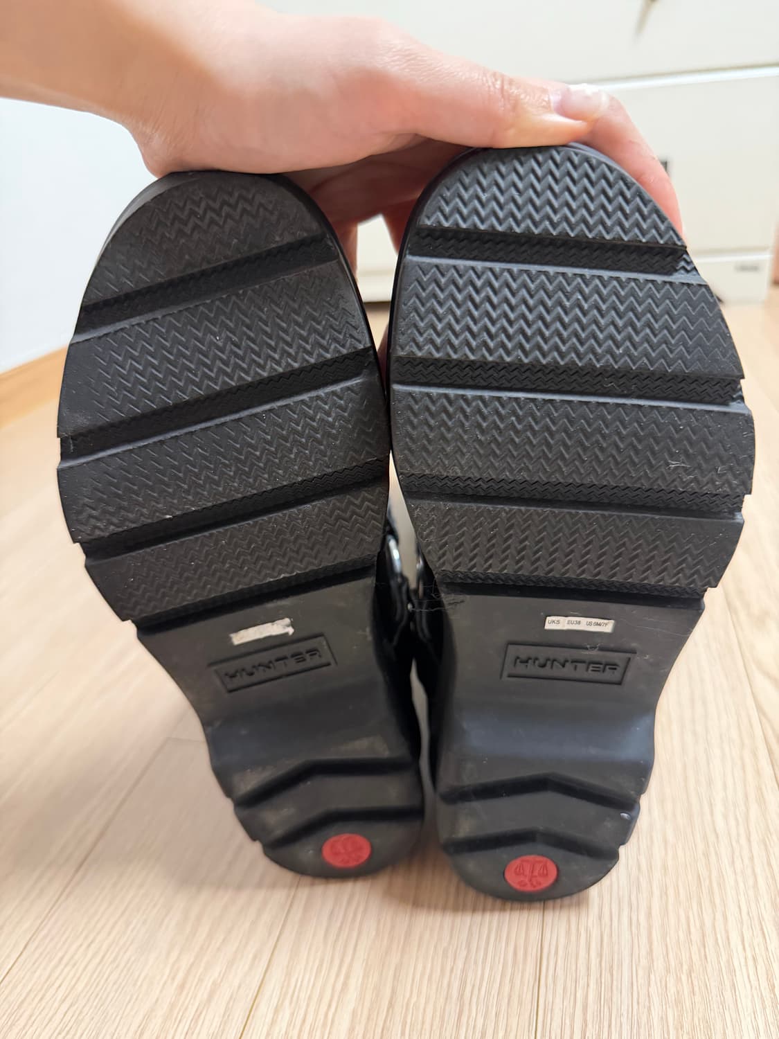 앤더슨벨 X 헌터(hunter) 오리지날 2.0 톨 레인부츠 블랙 240 상품이미지7