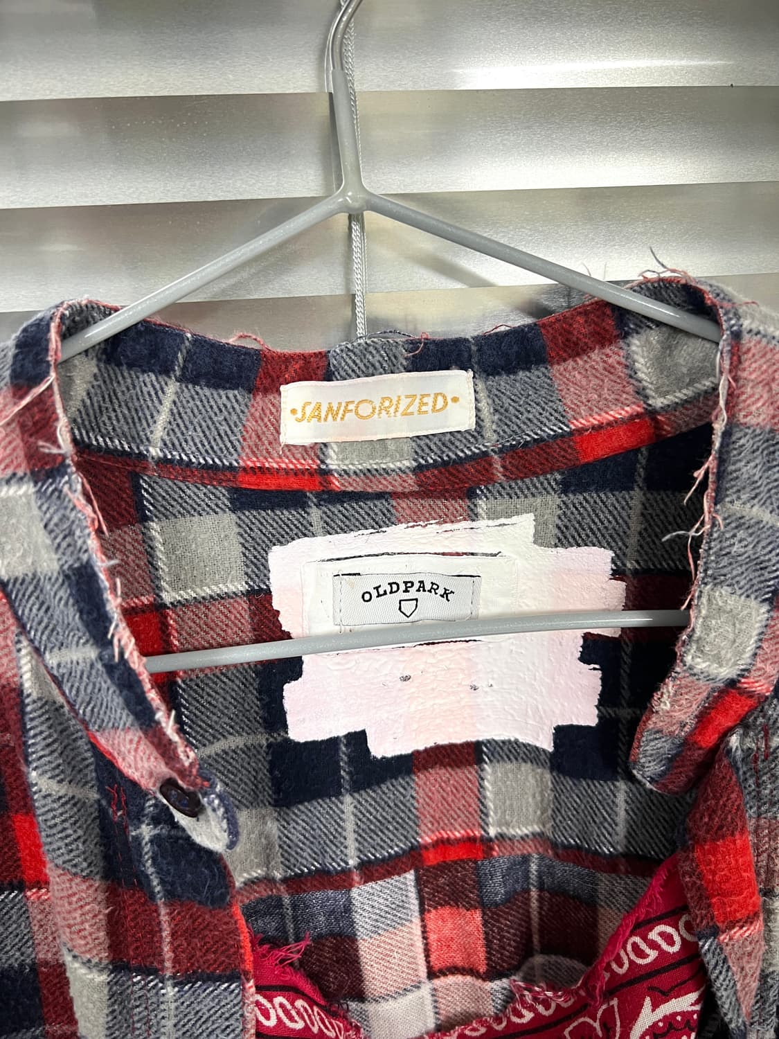 OLDPARK-PAISLEY PULLOVER SHIRT (RED)  상품이미지8