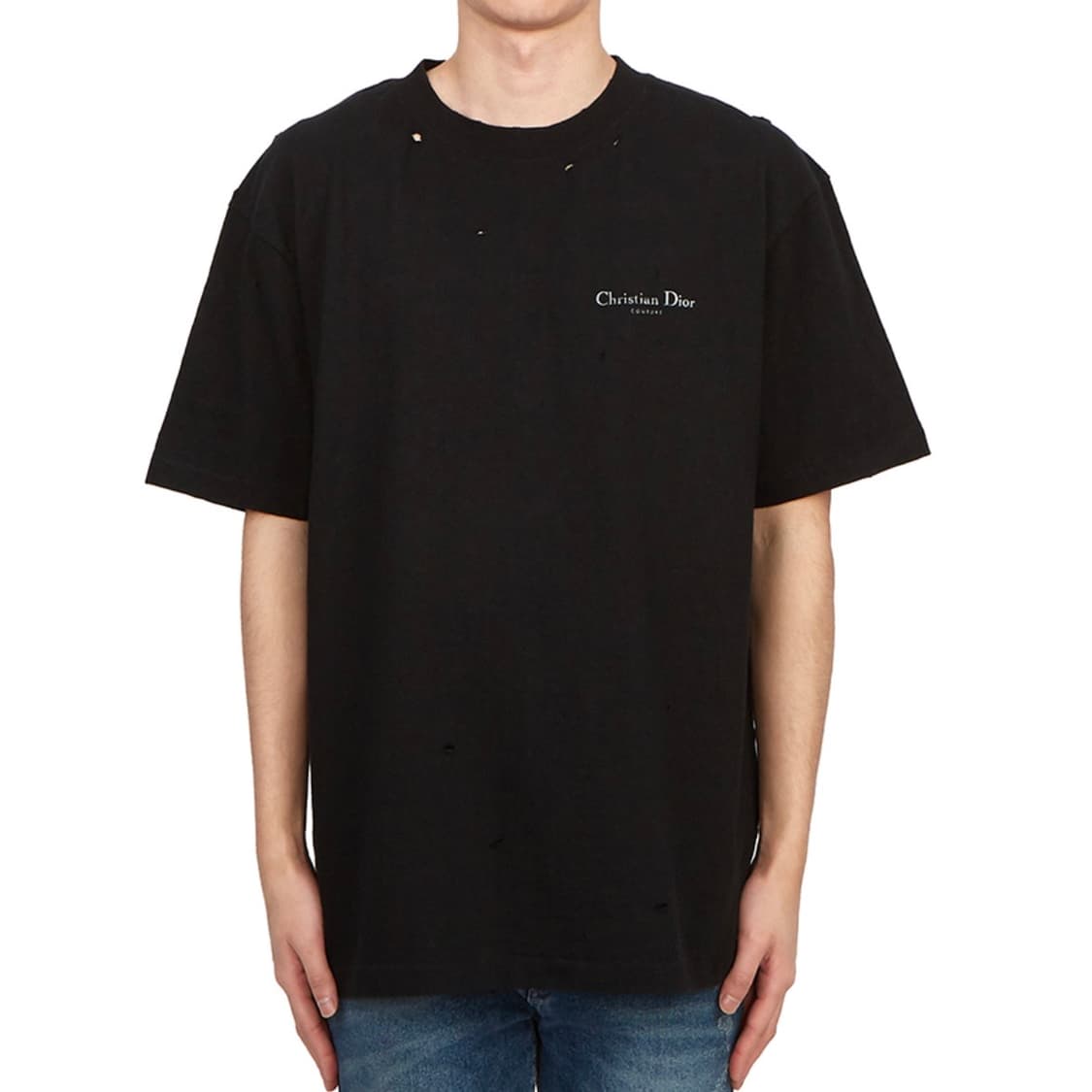 [S+급/S] 디올 꾸뛰르 빈티지 반팔 티셔츠 블랙 상품이미지8