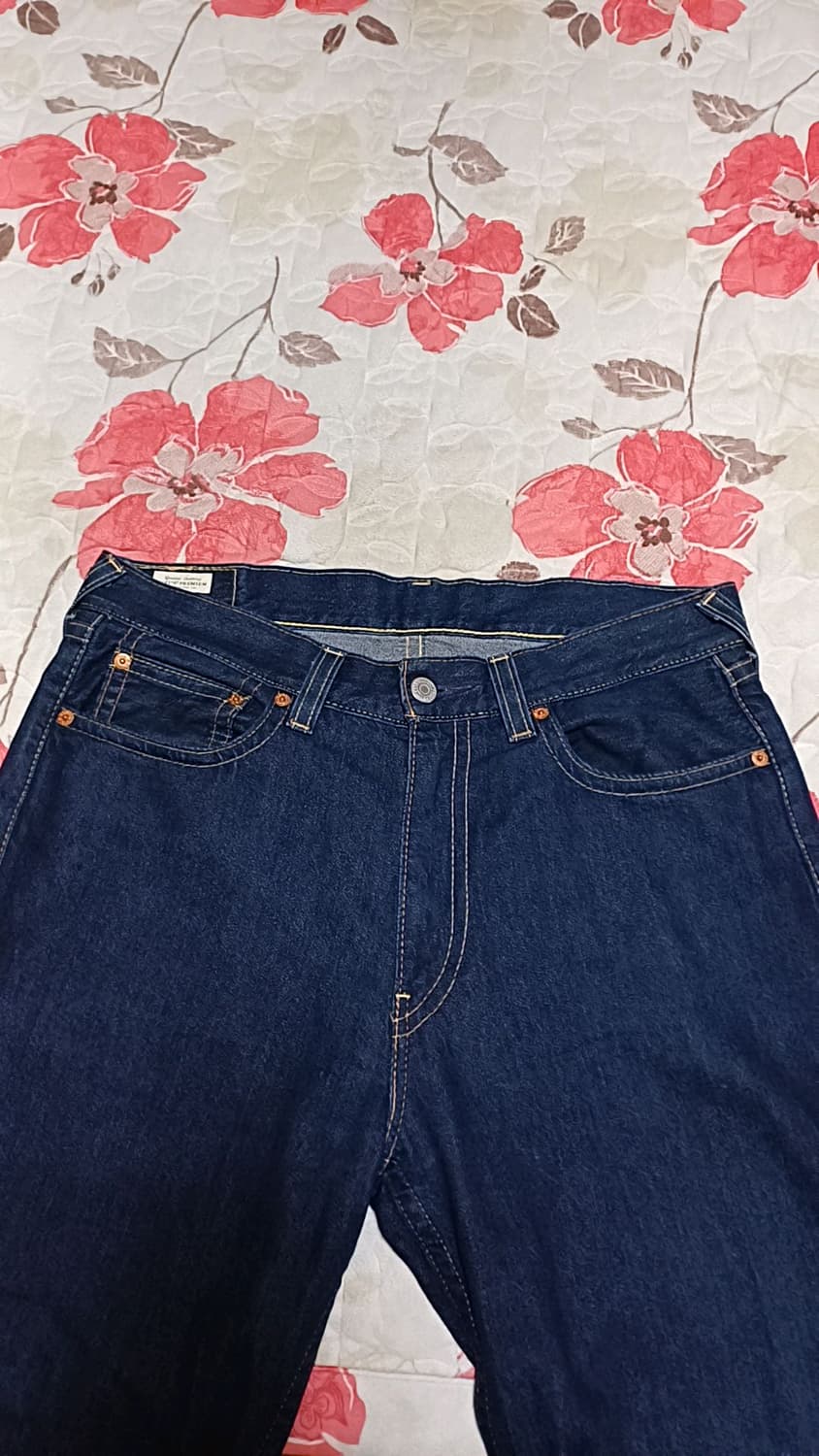 리바이스 Type1 루즈핏청바지 실측38인치 기장114 상품이미지4