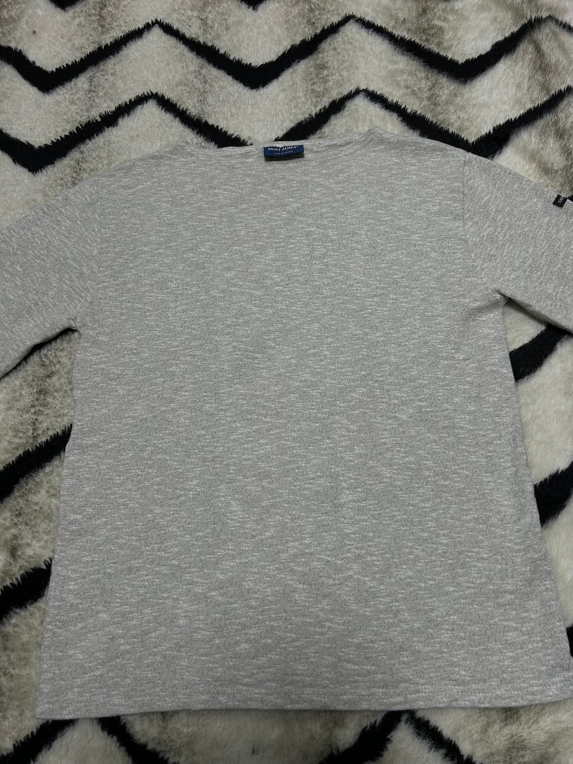 [SM]세인트제임스 보트넥 코튼 긴팔/메란지그레이 상품이미지3