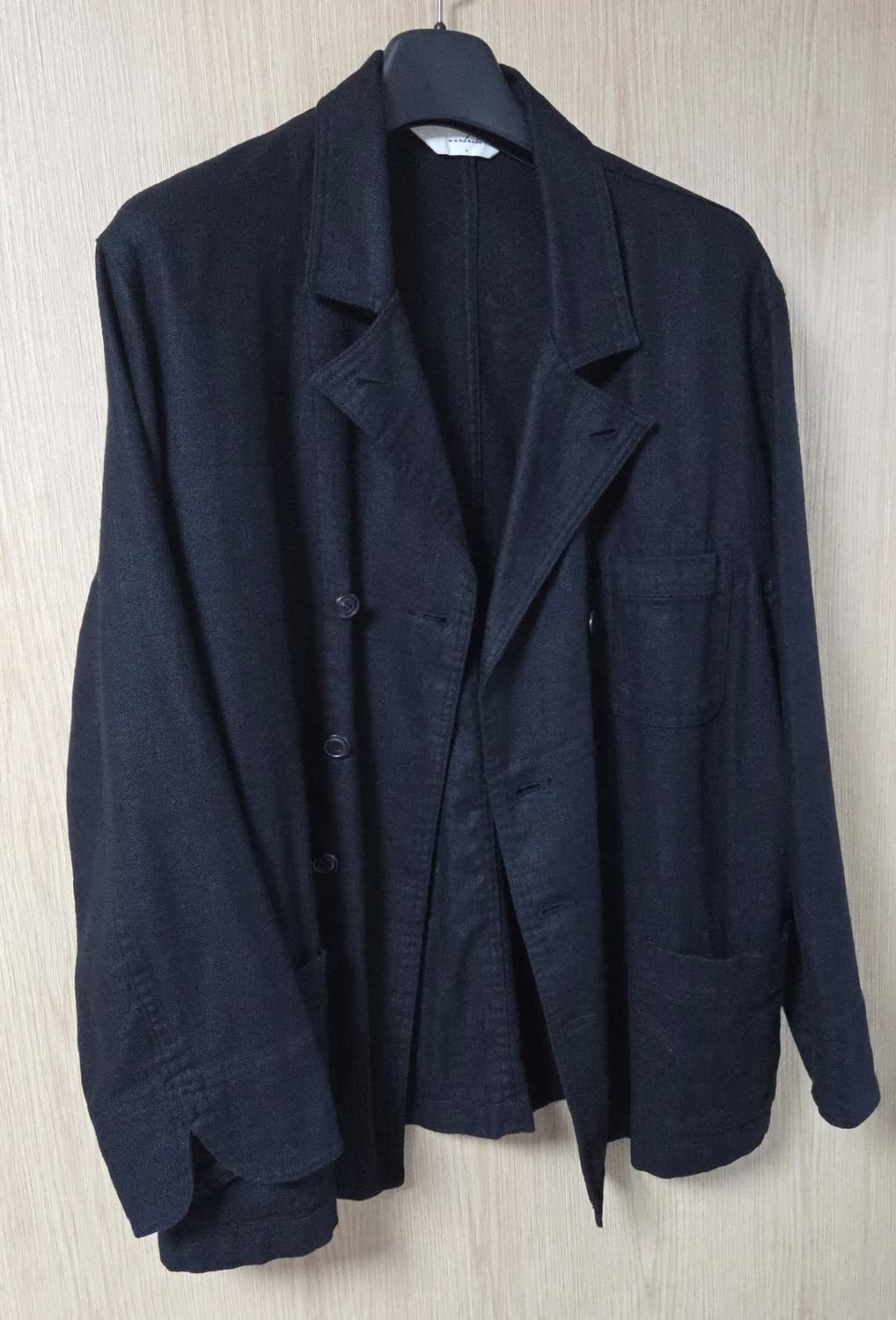 워드로브41 컴포트 더블 자켓 블랙  상품이미지2