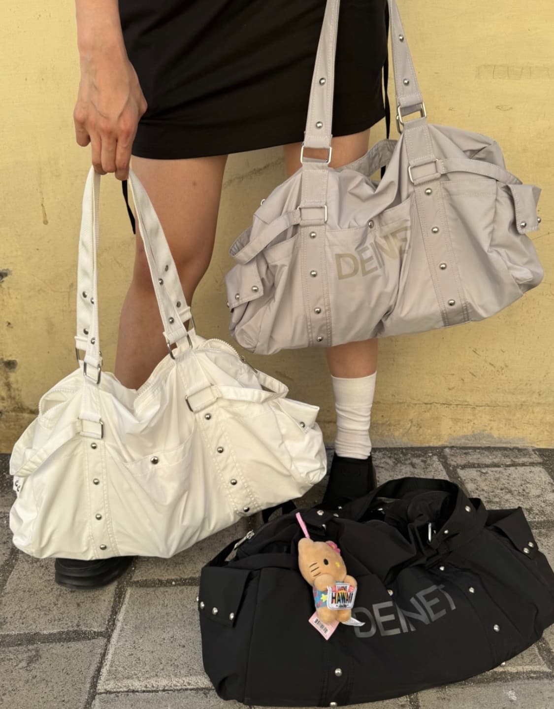 다이닛 LOGO DUFFLE BAG IN BLACK 상품이미지2
