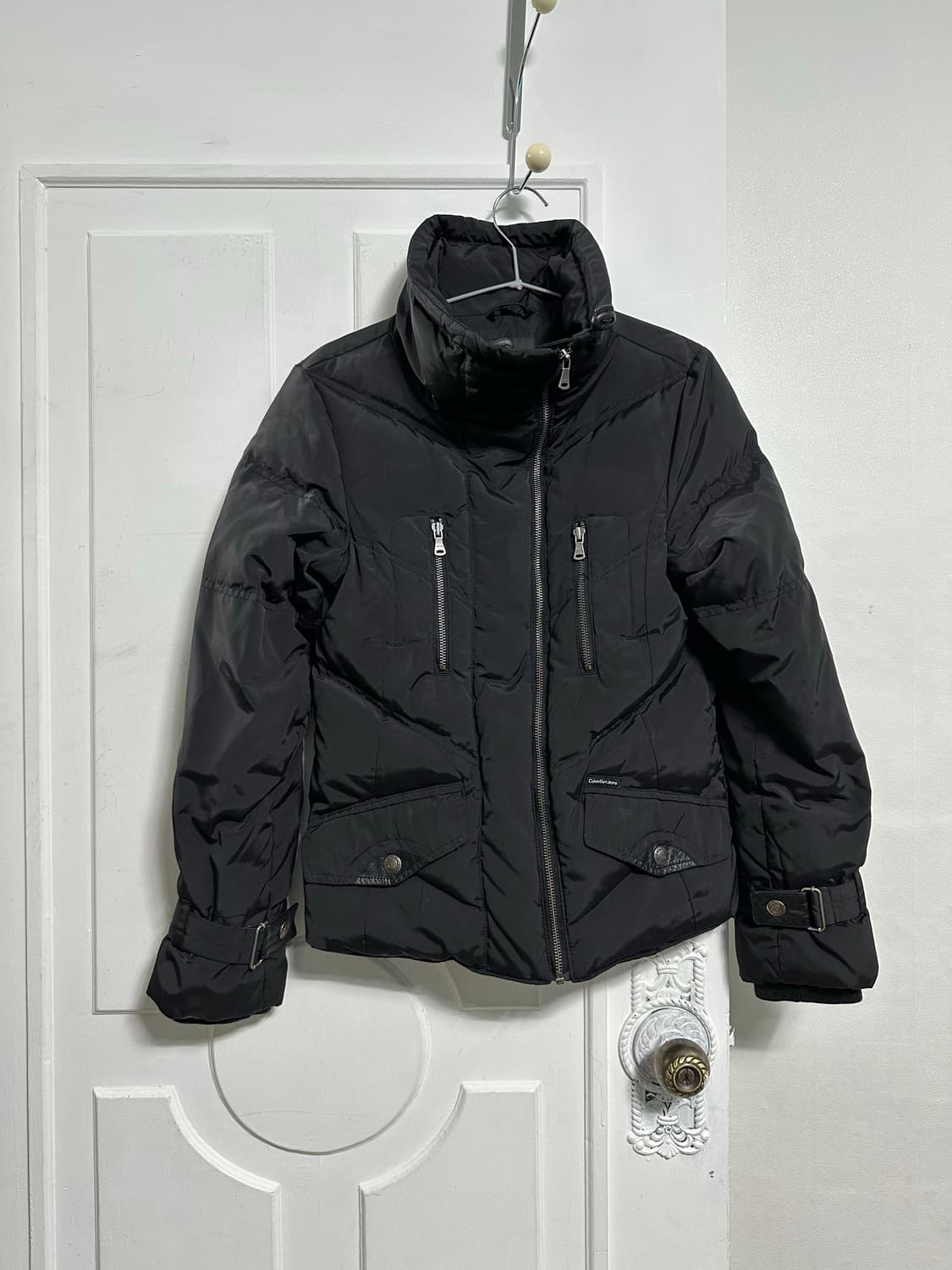 캘빈클라인 바이커패딩 상품이미지1