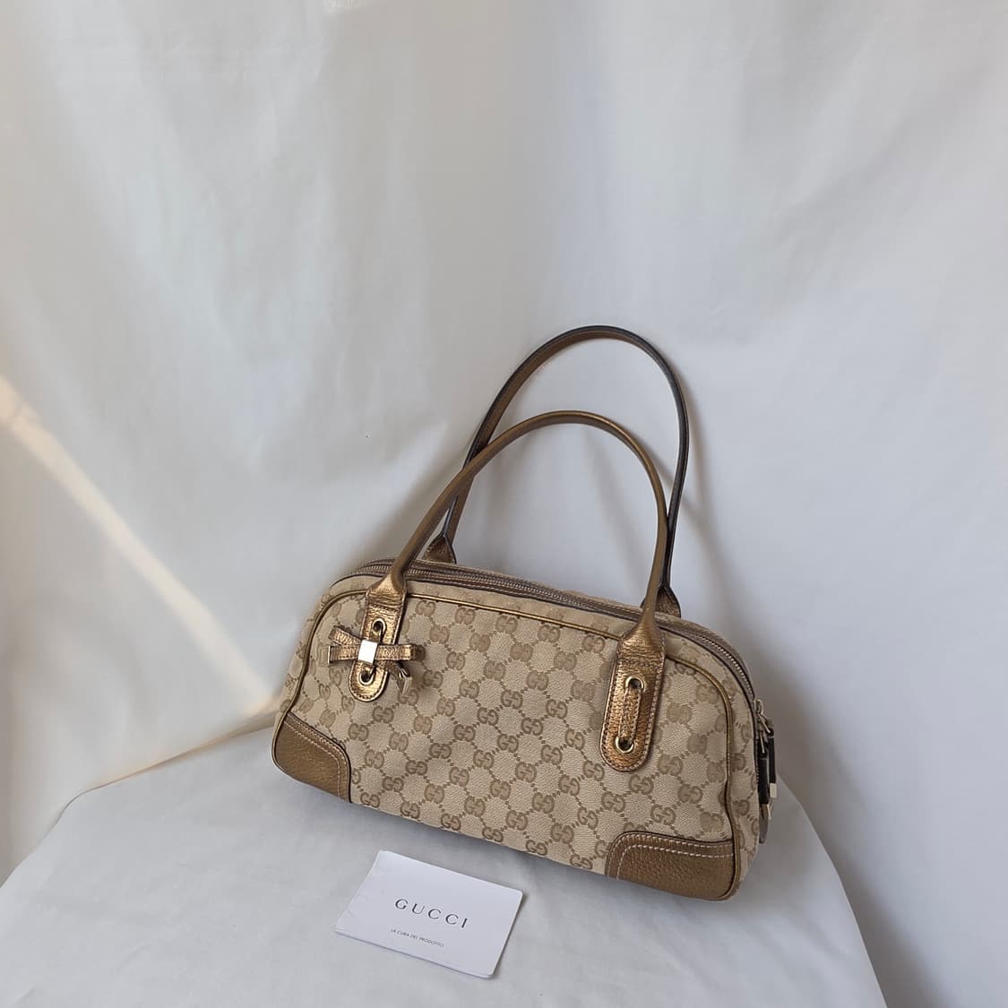 [정품 GUCCI] 구찌 GG캔버스 쟈가드 숄더백 바게트백 상품이미지1