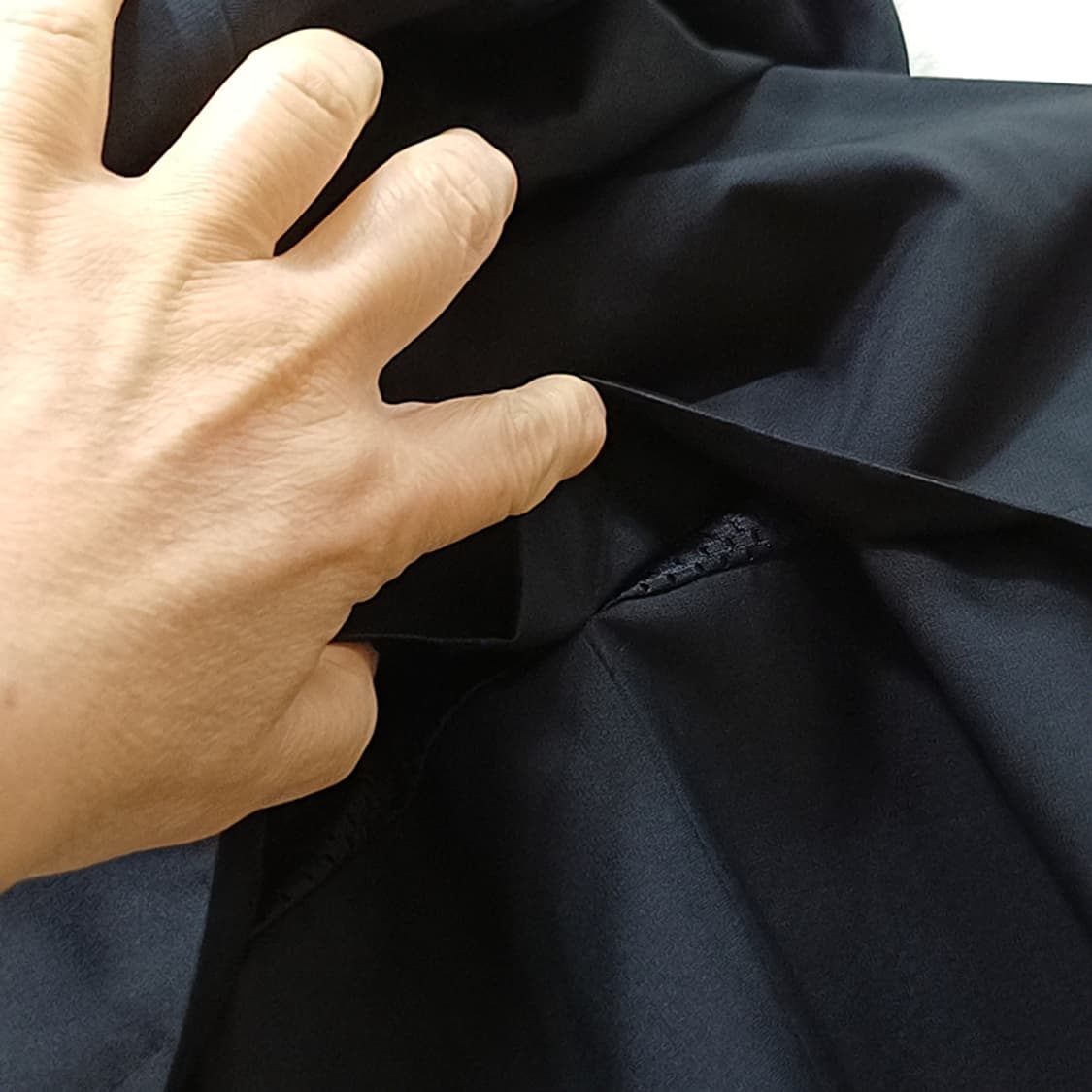 데상트 봄 가을 남아 아동 130 롱 바람막이 후드 자켓 블랙 사랑봉봉 상품이미지6