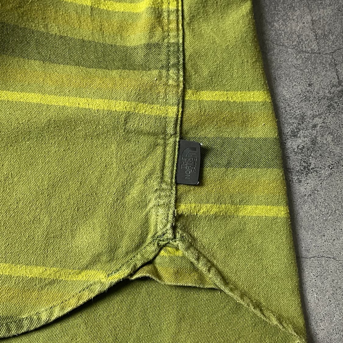 THE NORTH FACE 노스페이스 빈티지 그린 코튼셔츠 A00511 상품이미지5