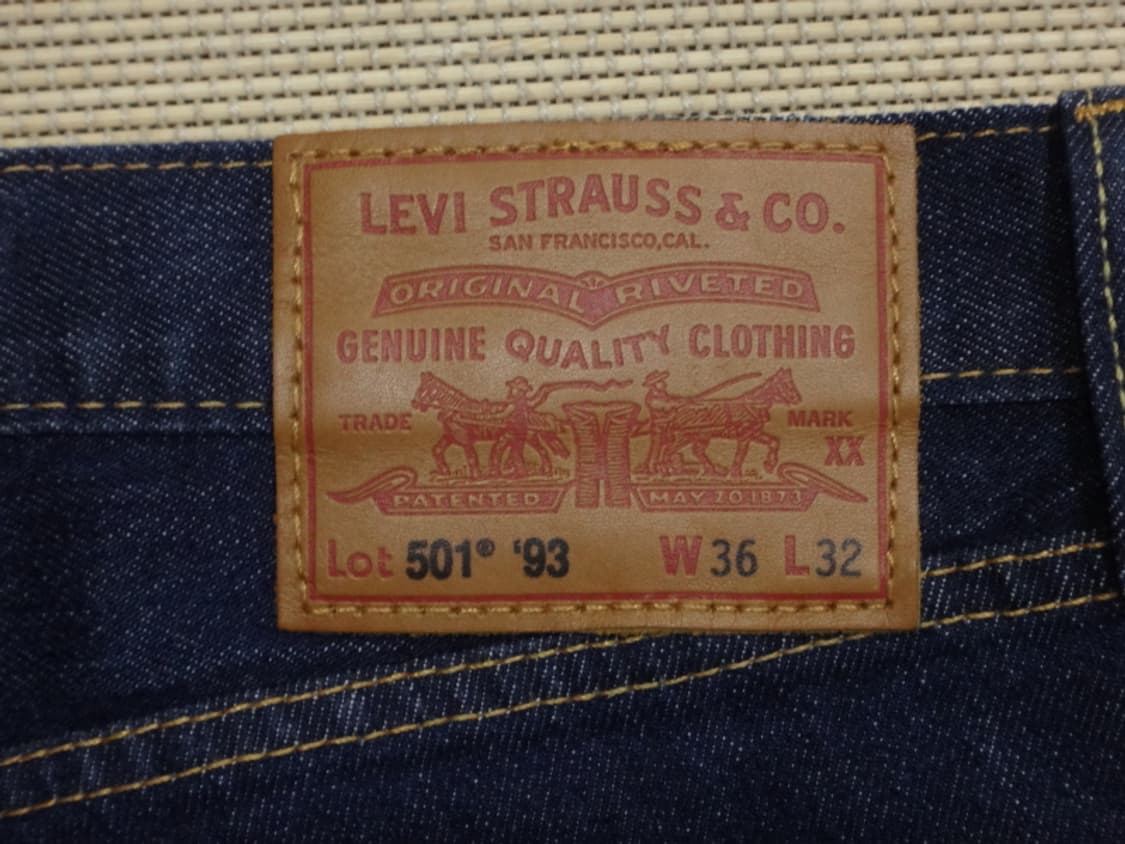 (36인치) 리바이스501 93 오리지널 핏 청바지 상품이미지6