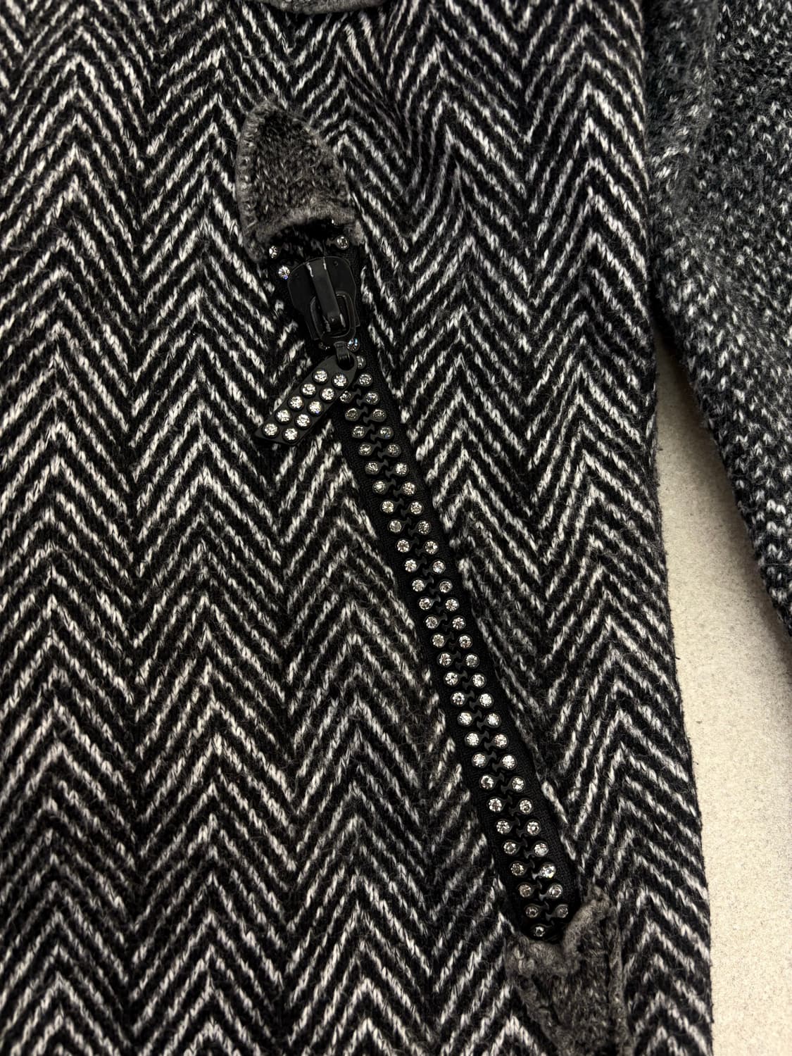 펑크 스컬 큐빅 투웨이 자켓 상품이미지4