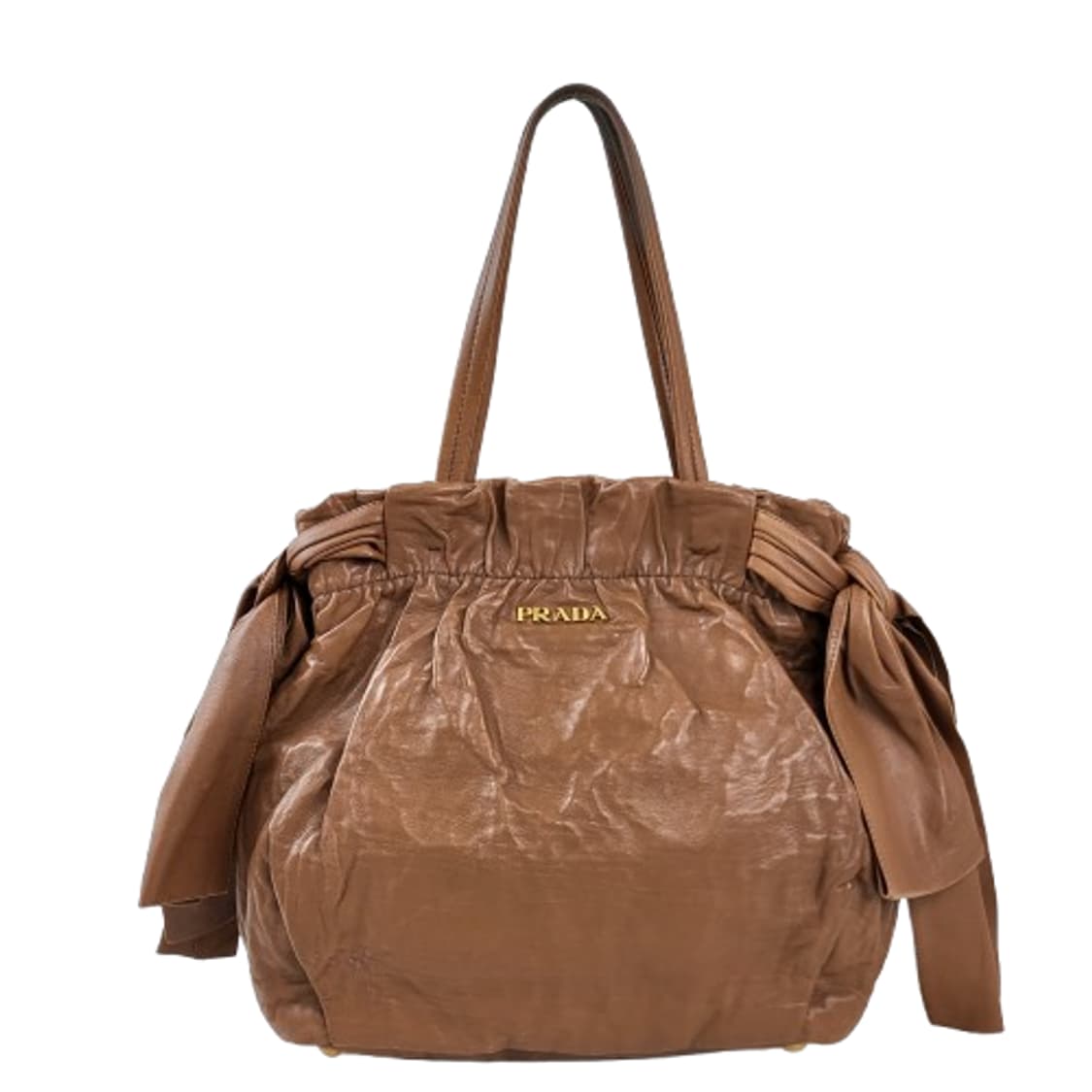 정품 프라다 나파가죽 보우 토트백 상품이미지1