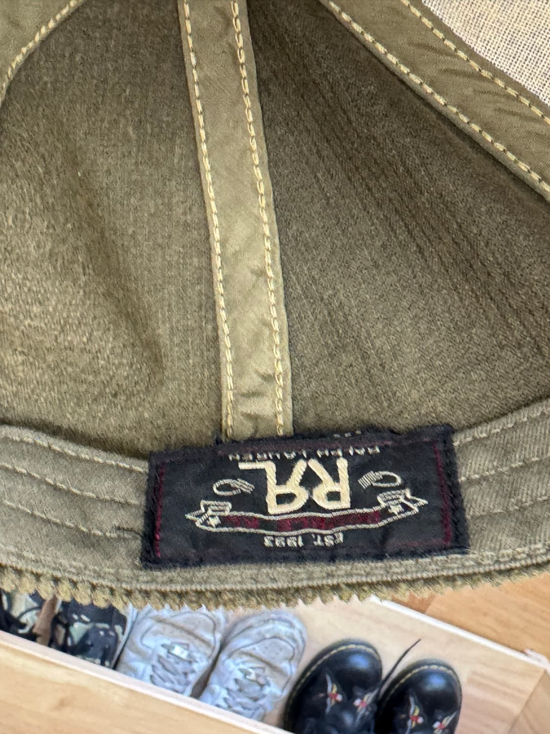 RRL 코듀로이 헌팅 볼캡 상품이미지4