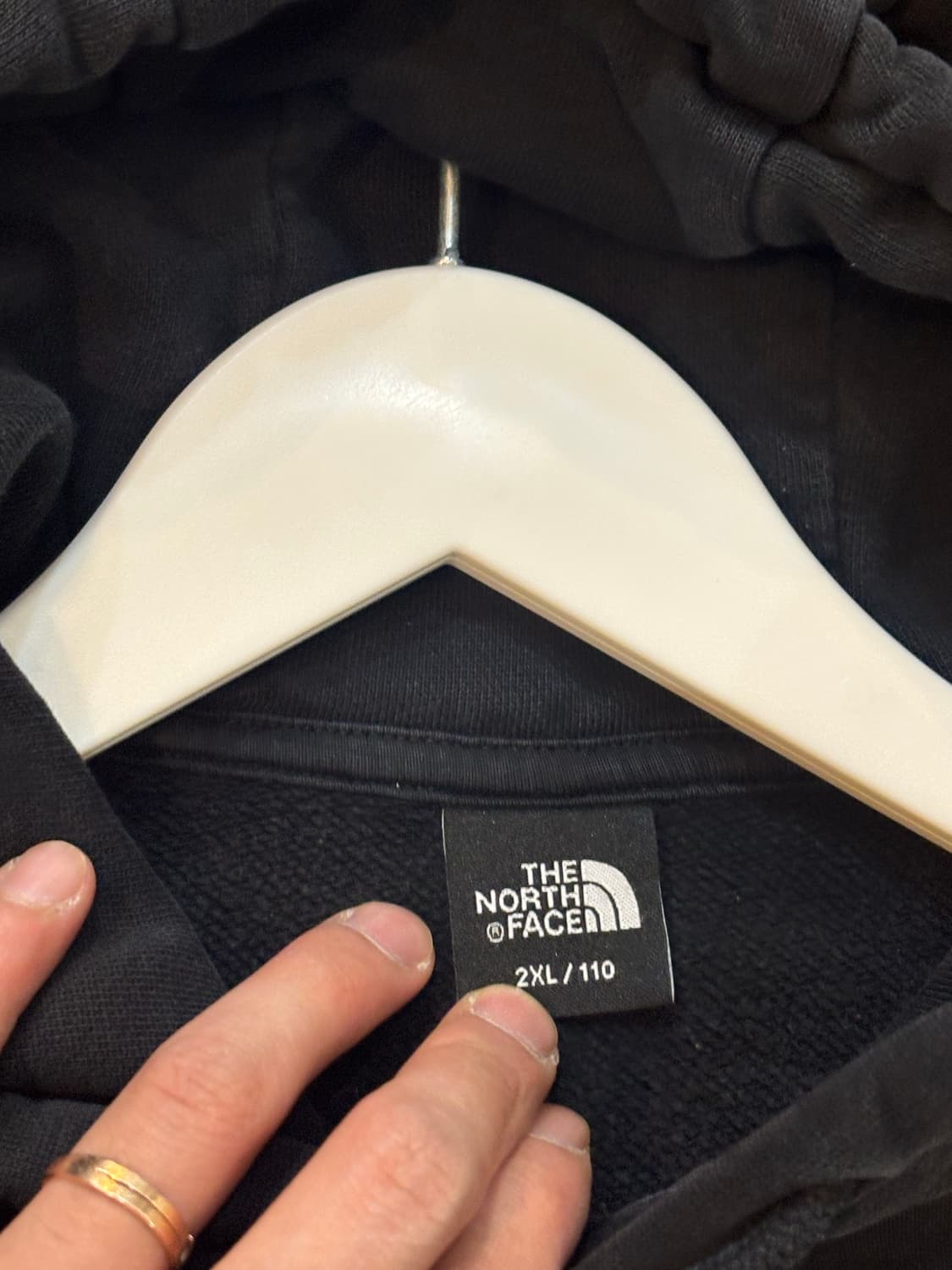 노스페이스 후드티 블랙 110사이즈 상품이미지5