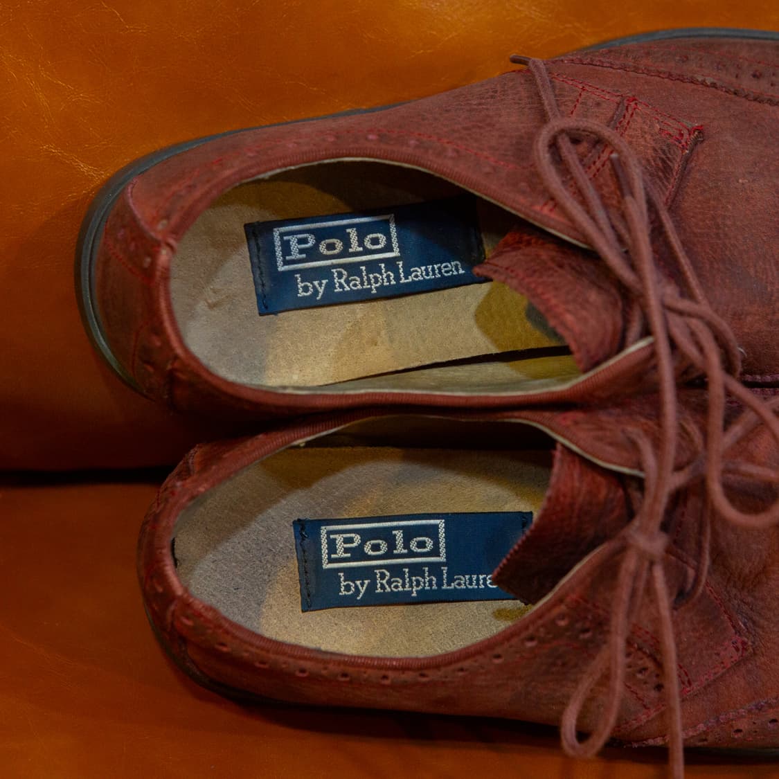 폴로 랄프로렌 윙팁 브로그 슈즈 상품이미지4