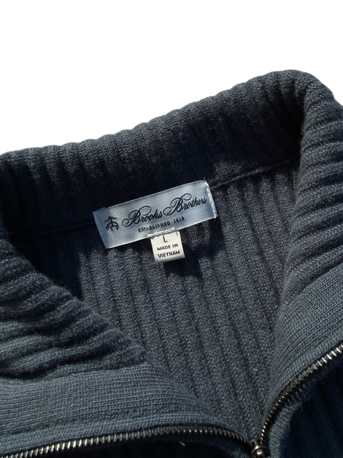 Brooks Brothers 브룩스 브라더스 골지 반집업 니트 상품이미지3