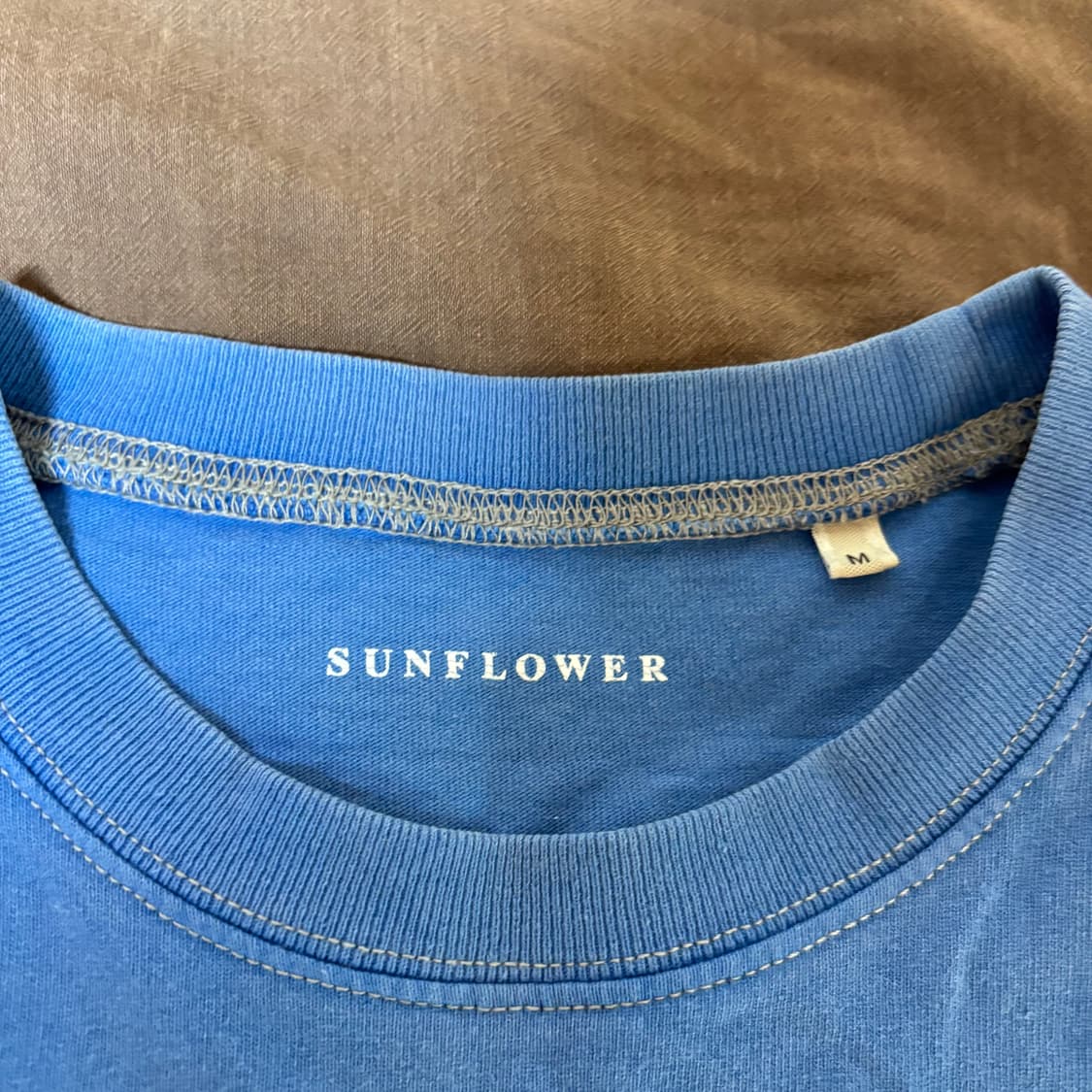 [M] 선플라워 블루 반팔 티셔츠 상품이미지2