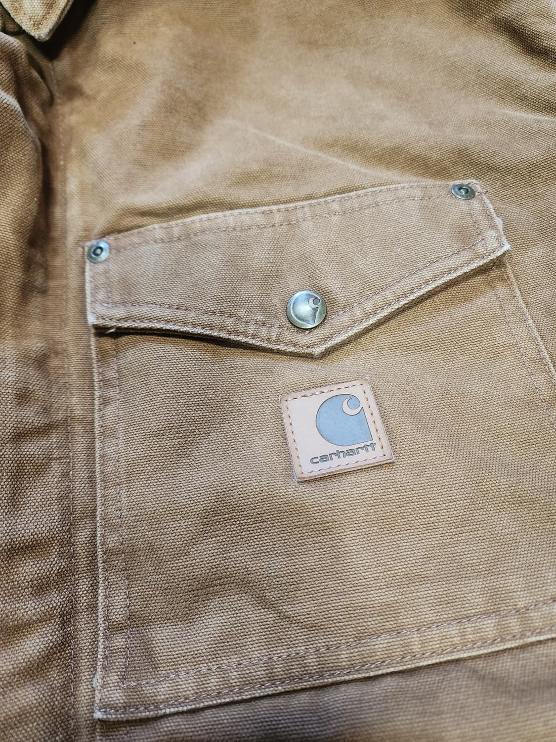 칼하트 버윅 미디엄 브라운 숏 자켓 2XL 상품이미지7