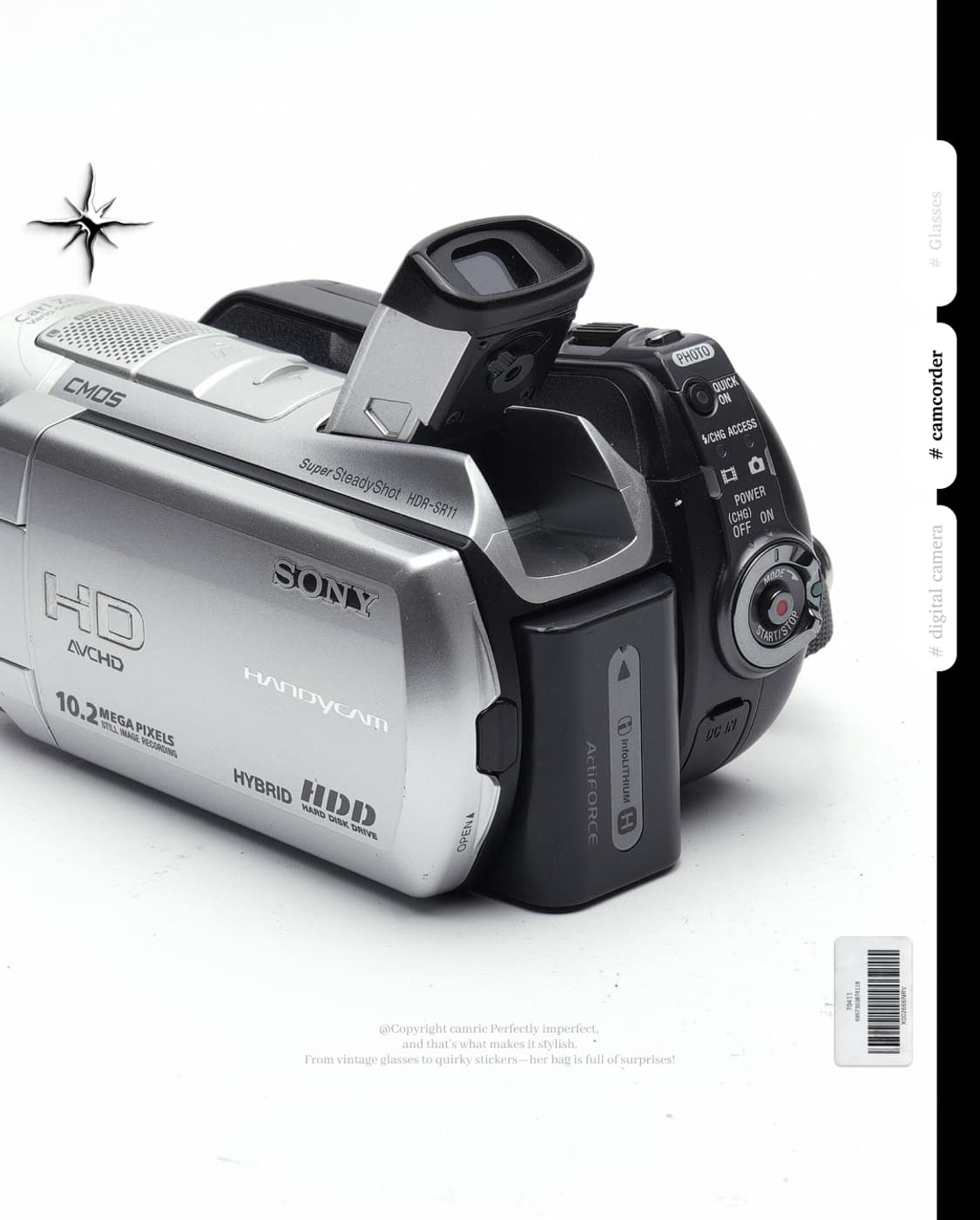 (🔥메탈실버🔥) 소니 Sony HDR-SR11 빈티지 캠코더 상품이미지10