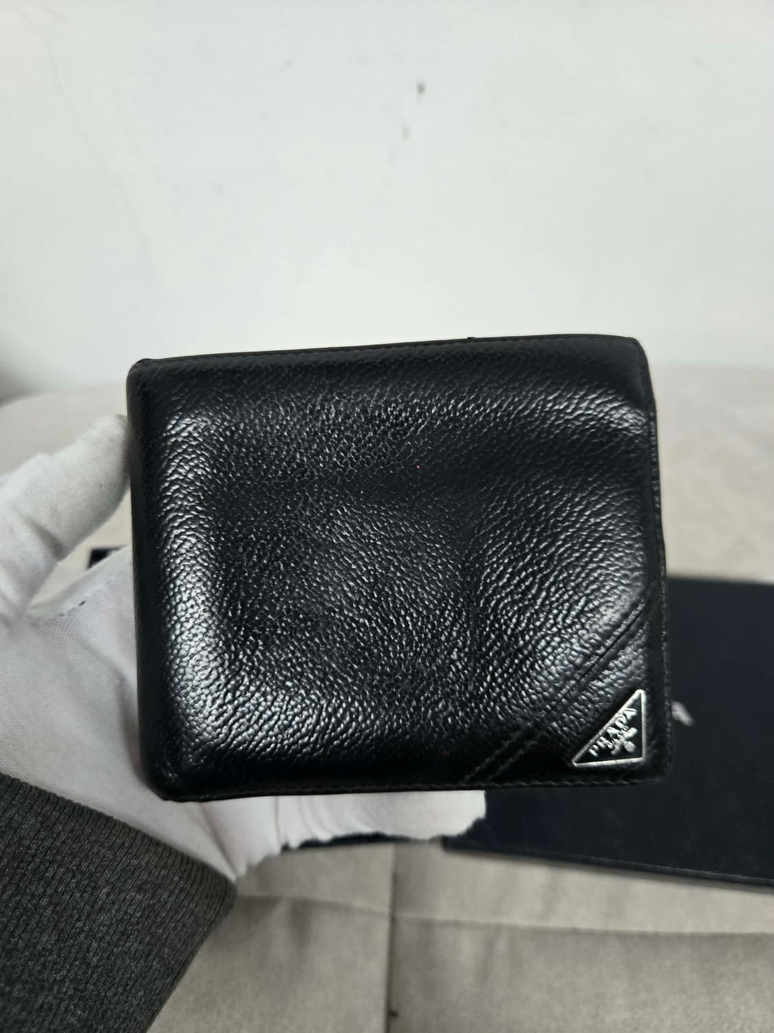 [보증서 정품]프라다 사피아노 반지갑 상품이미지5
