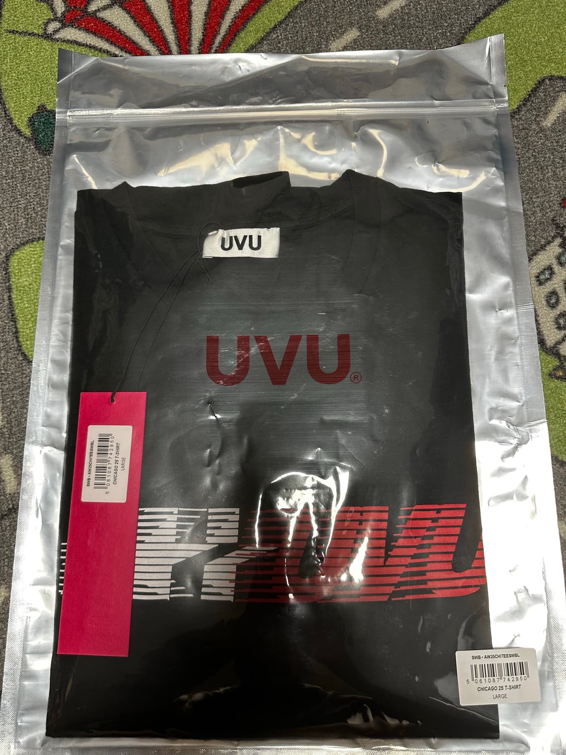 UVU / 시카고 25 티셔츠 / 블랙 / L 상품이미지1