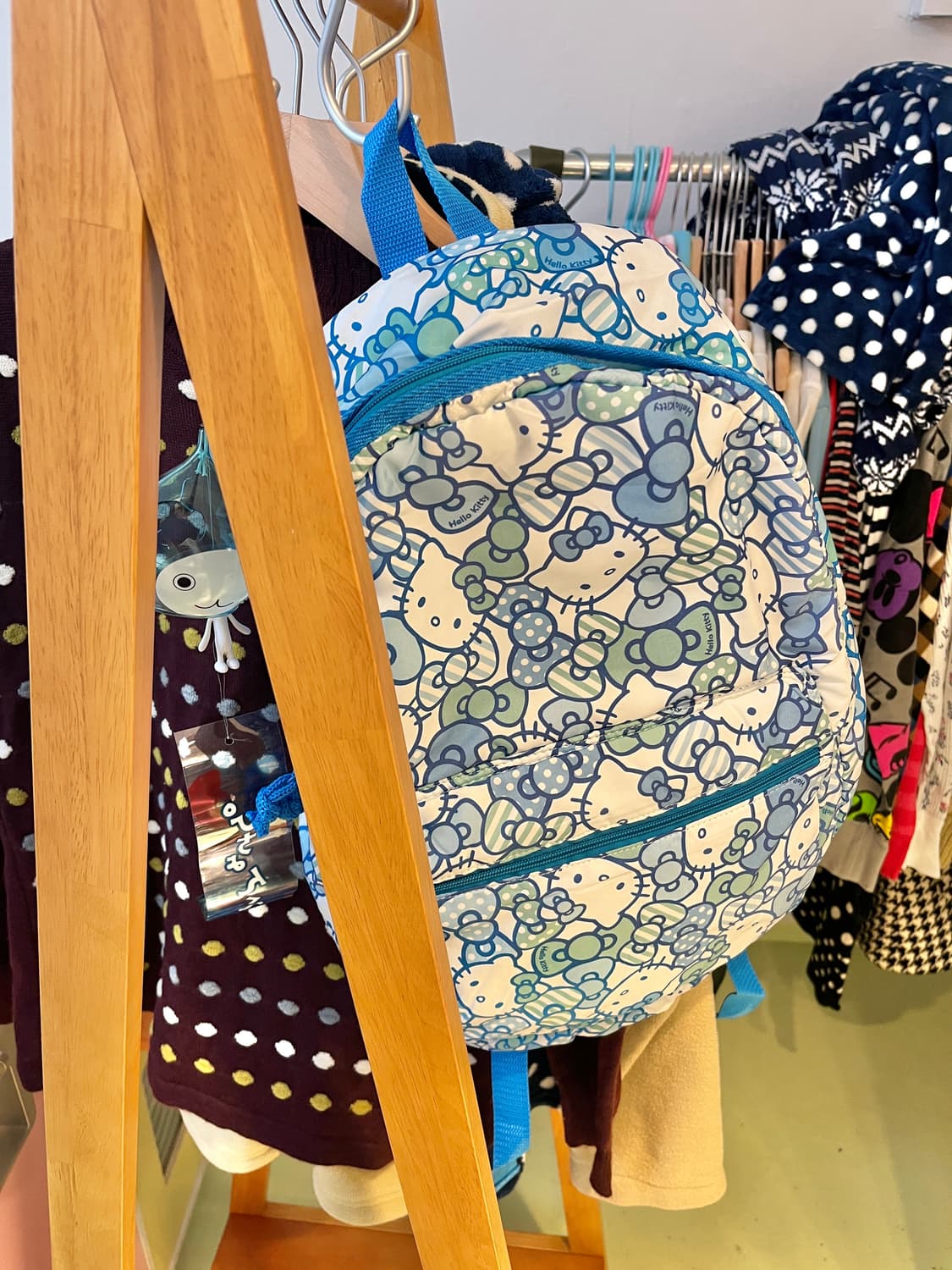 2010 블루 키티 패딩 백팩🍭 상품이미지8