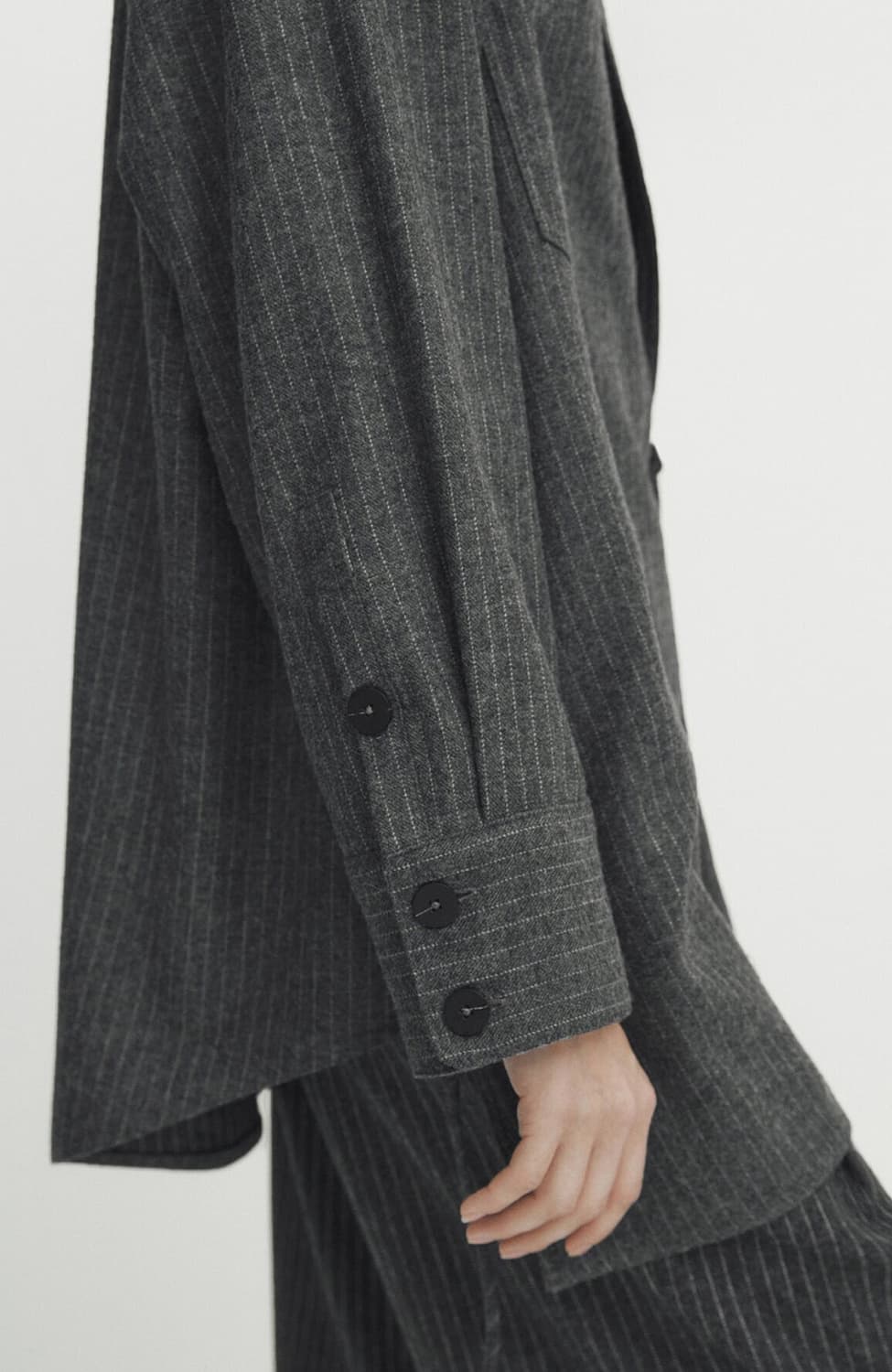 여성 스트라이프 랩 자켓  상품이미지4