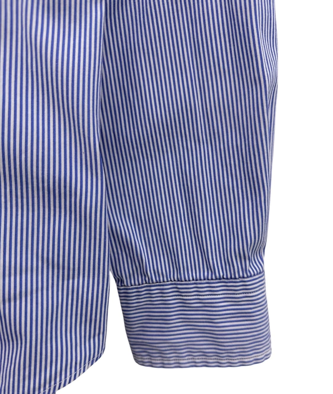 폴로 클래식핏 스트라이프 셔츠 화이트&블루네이비 (S) 상품이미지5