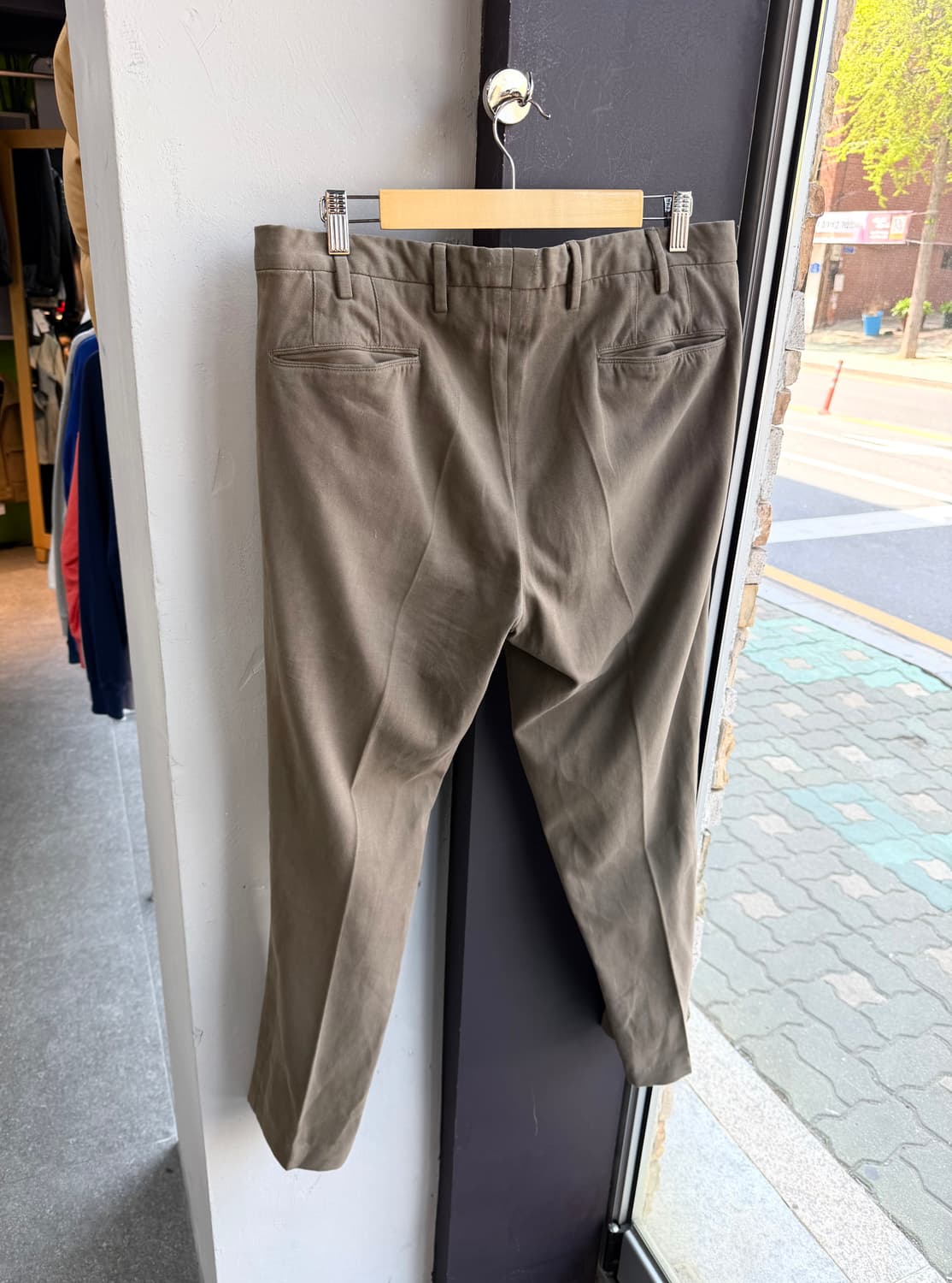 34/ PT01 캐시미어 블렌딩 투턱 팬츠 상품이미지6