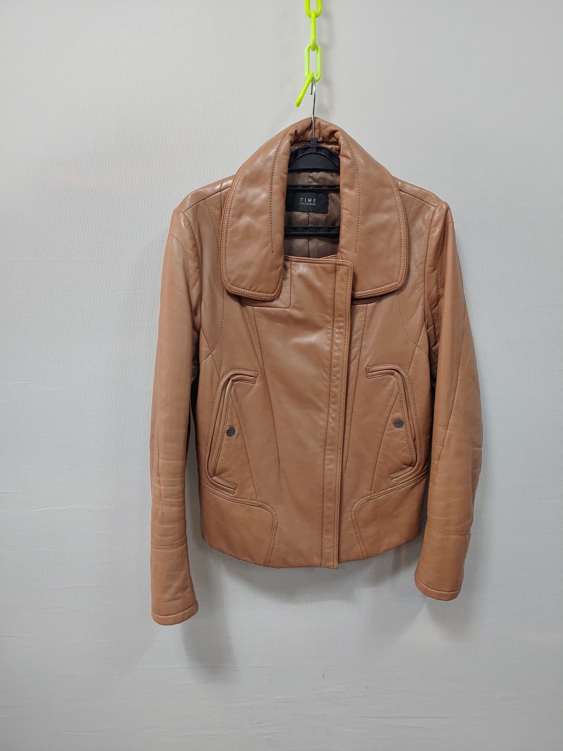 TIME 타임 브라운  양가죽 자켓 여성 55 상품이미지1