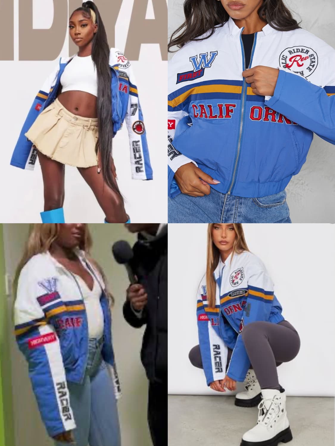 Racer oversized jacket XS 상품이미지2