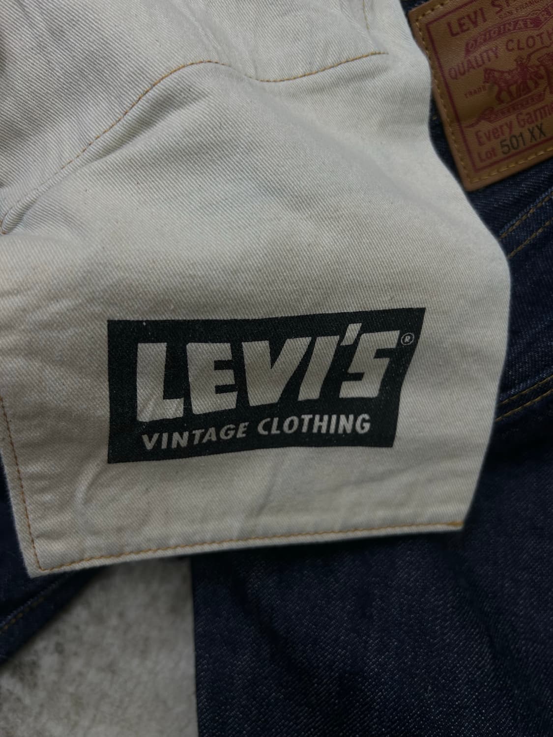 [32]리바이스501 LVC 셀비지 빈티지클로딩 데님팬츠/생지 상품이미지6