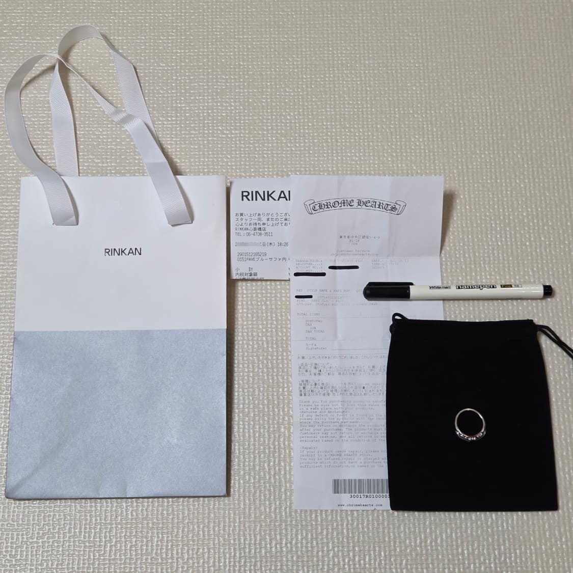 크롬하츠 베이비 플로랄 링 블루 사파이어 US7.5 상품이미지6