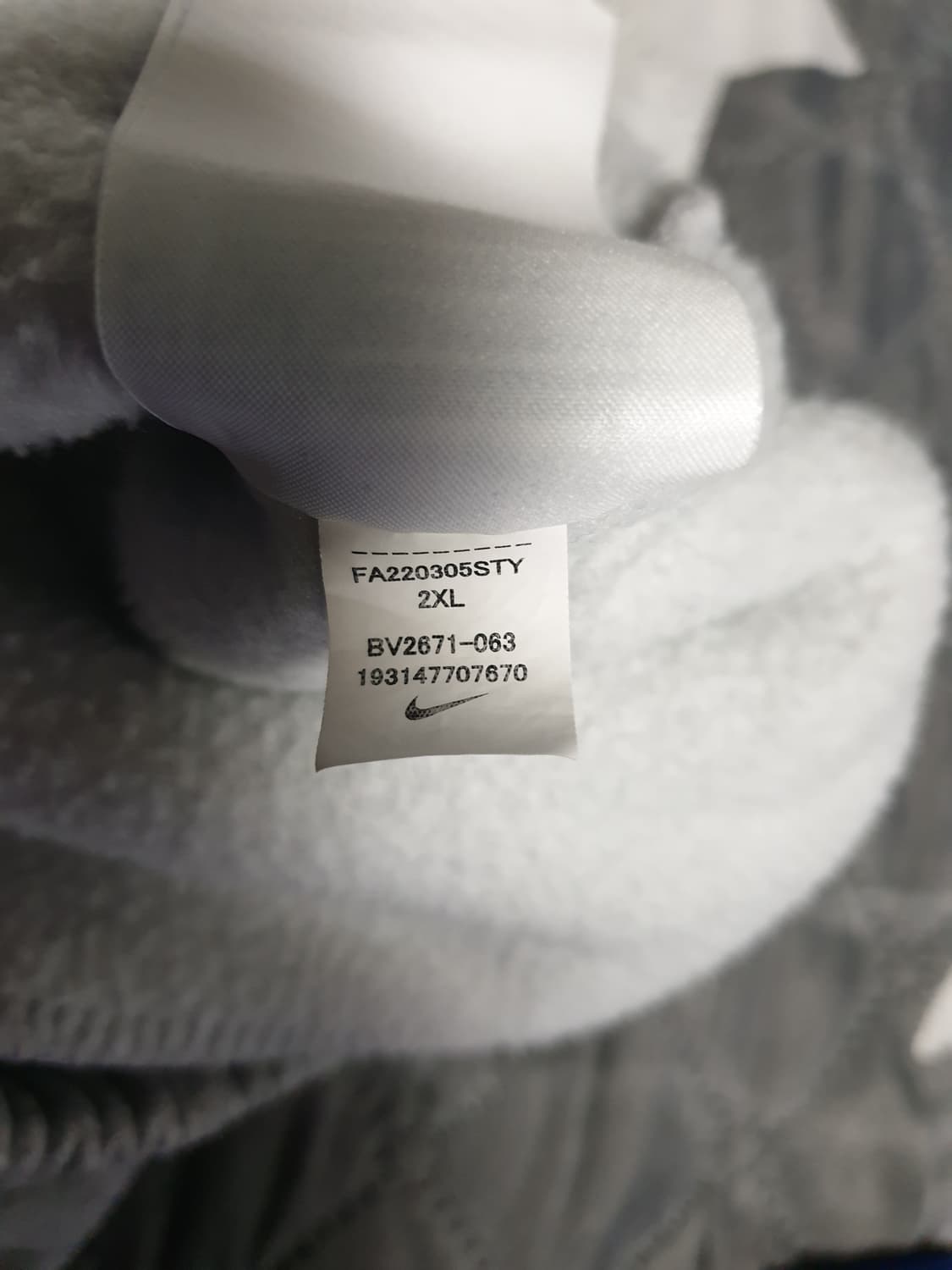 나이키 NSW 클럽 기모 조거팬츠 그레이 (XXL) BV2671-063 상품이미지4