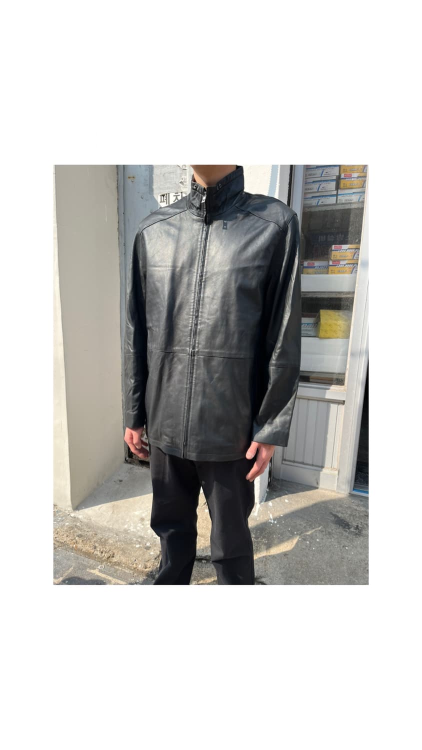 Vintage (Made in Turkey) 레더 카코트  상품이미지1