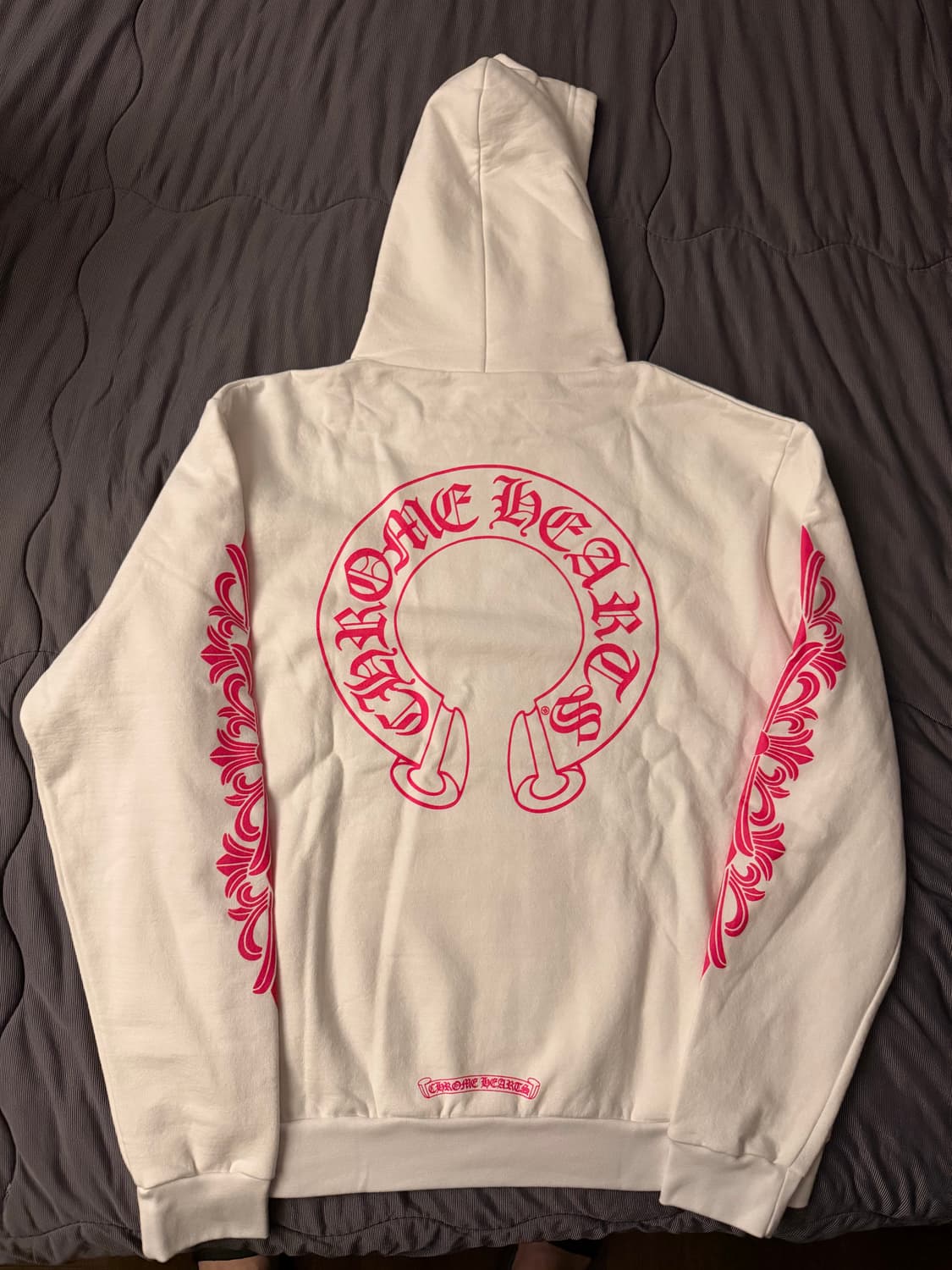 크롬하트 홀스슈 화이트 후드 상품이미지2