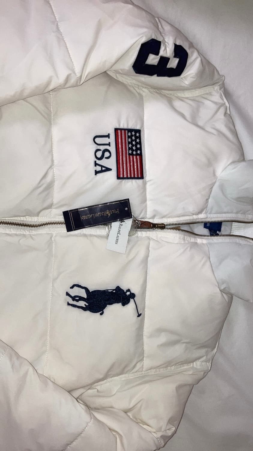 (유일매물) 폴로 빅포니 성조기 패딩 상품이미지4