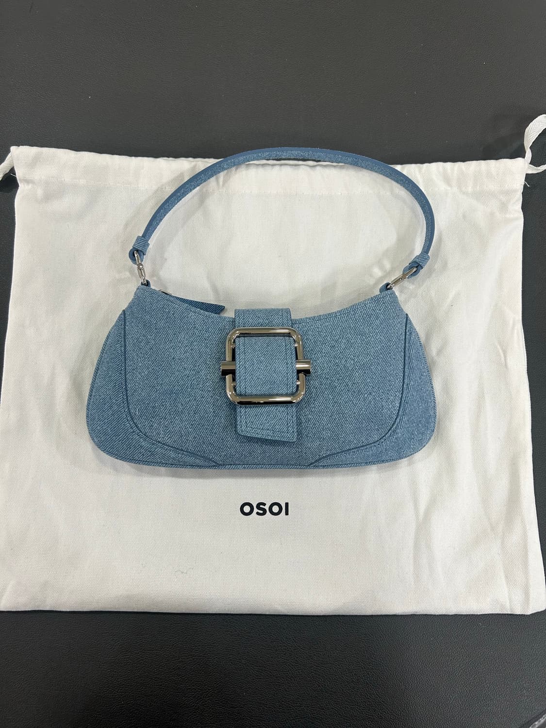 오소이 미니 숄더백 데님 스카이 상품이미지5