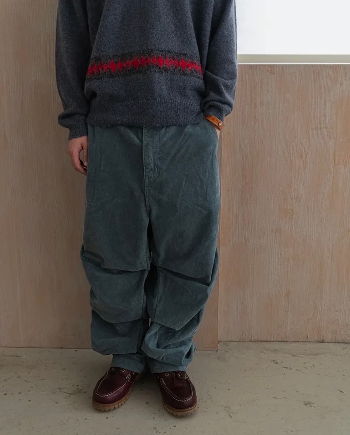 카락터 Built mild pants Mint 상품이미지4