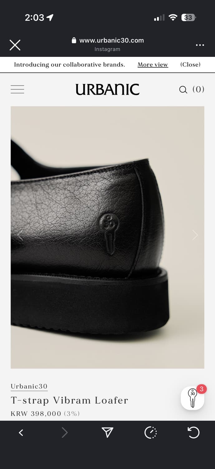 [1회 잠깐 착용] 얼바닉30 티스트랩 비브람 로퍼 상품이미지6