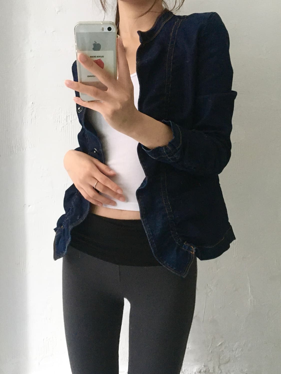 ARMANI JEANS 아르마니 진스 슬림 셔링 데님 자켓 상품이미지3
