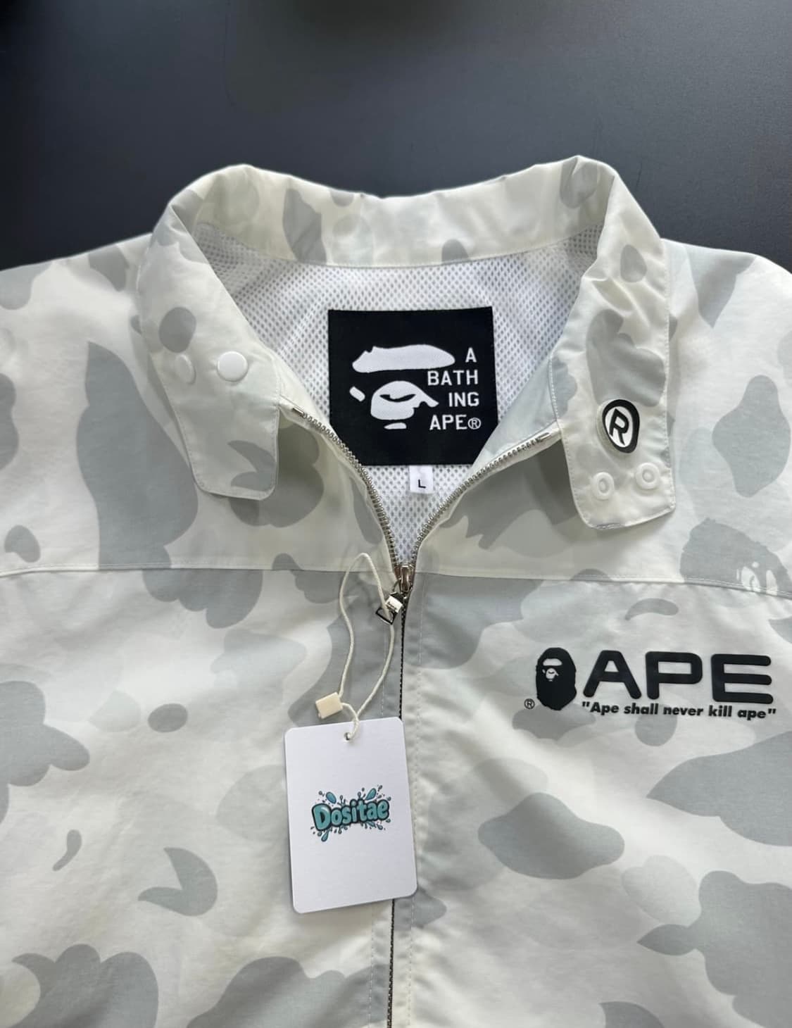 베이프 백계 팔분리 코치자켓 상품이미지5