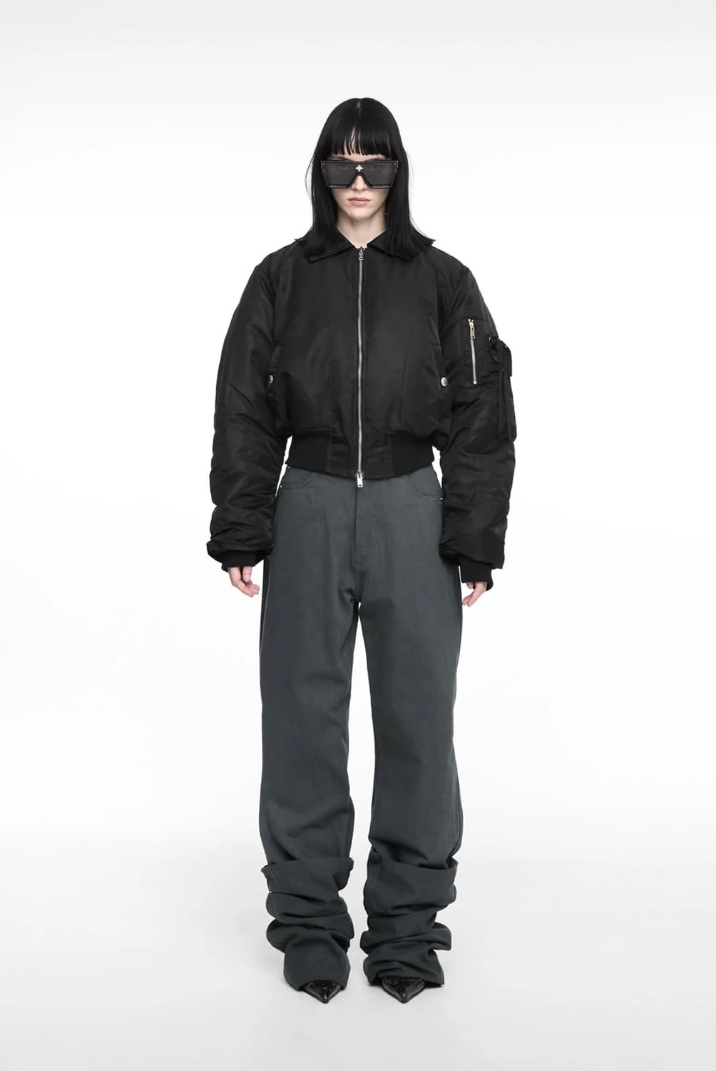 나체 REVERSE COTTON PANTS CHARCOAL 상품이미지2