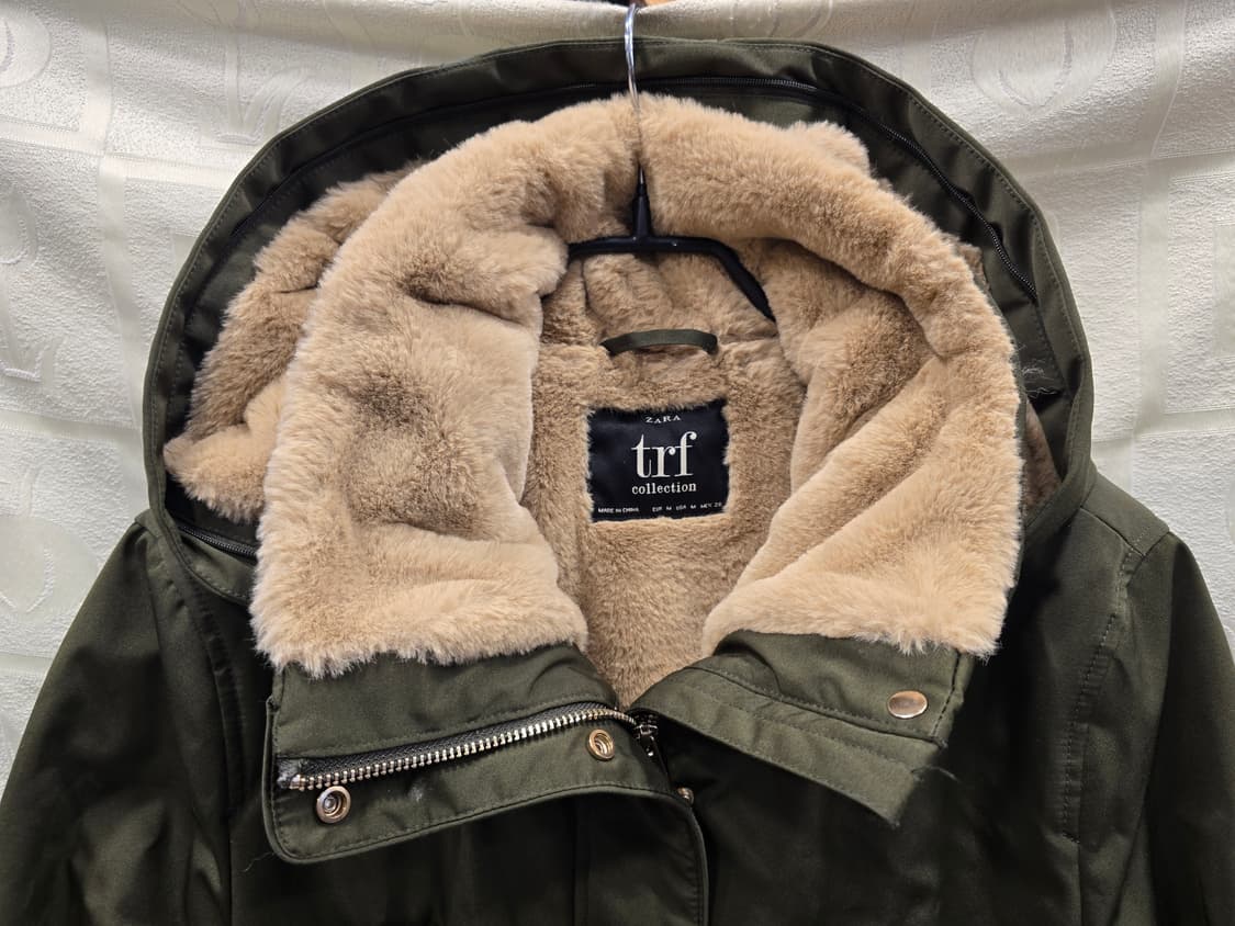 자라 ZARA trf 카키 겨울 야상 M (66) 상품이미지2