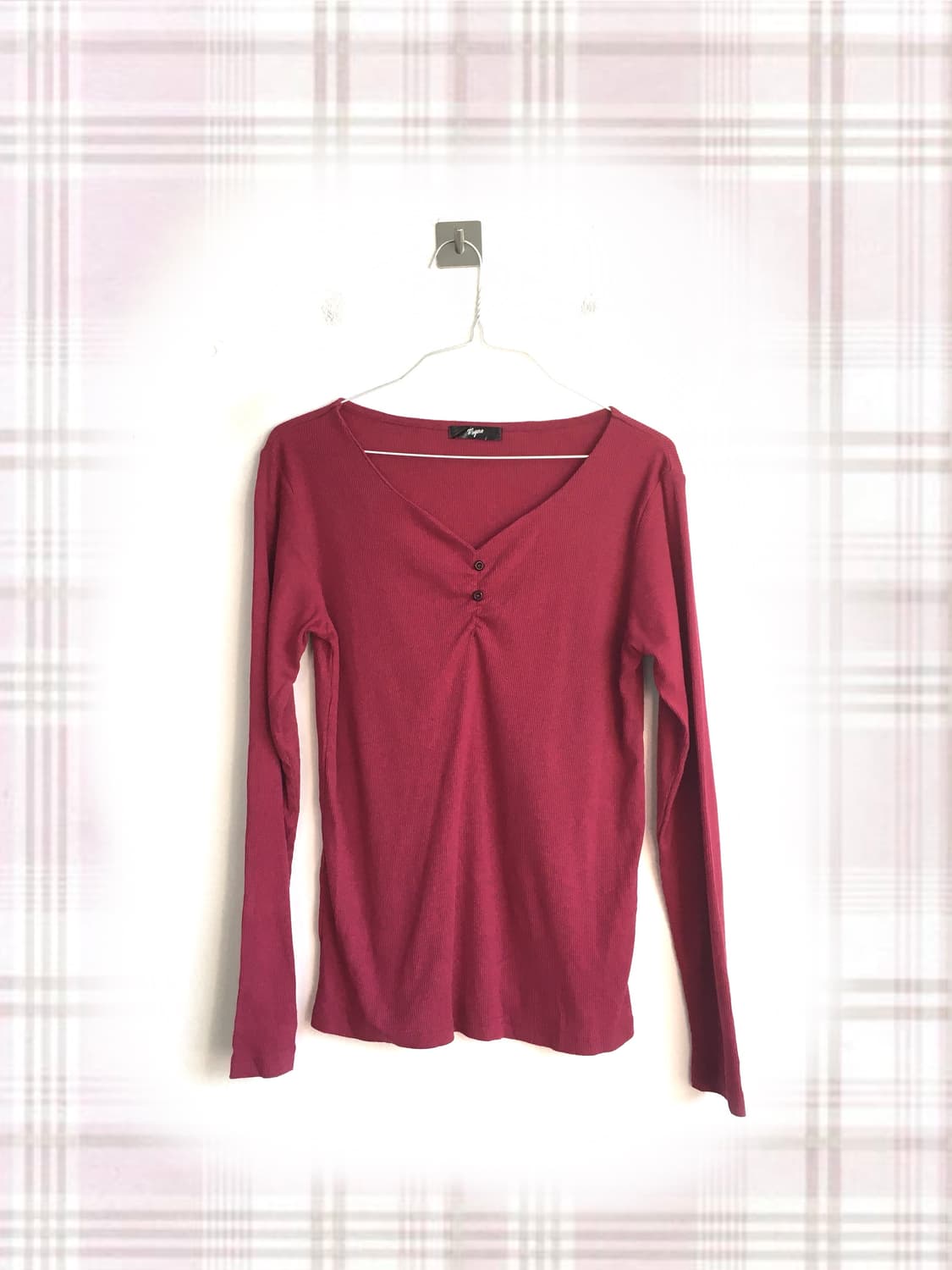jpn vintage magenta pink shirring tshirt 상품이미지1