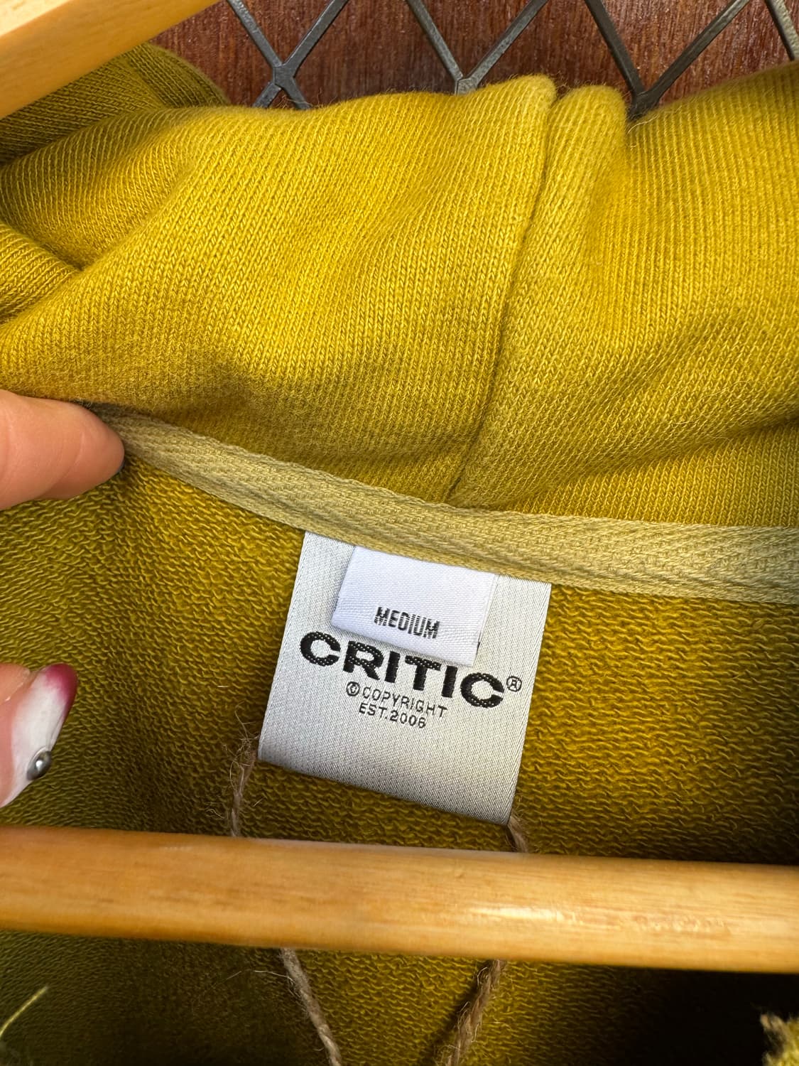 크리틱 웜홀 로고 빈티지 후드집업 M 상품이미지4